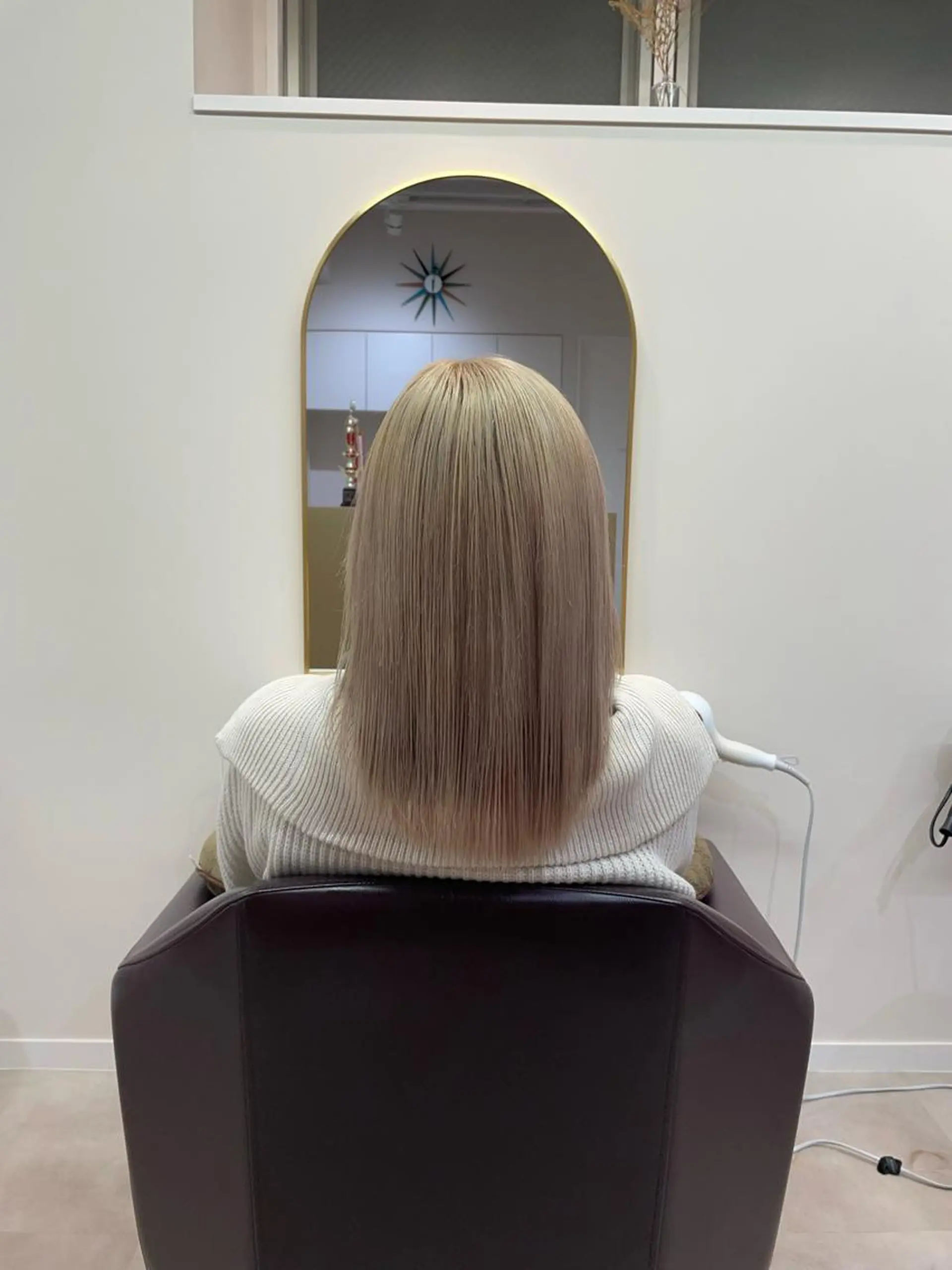 セミロング カラー 髪質改善/縮毛矯正/ 韓国ヘア/矢野のヘアスタイル