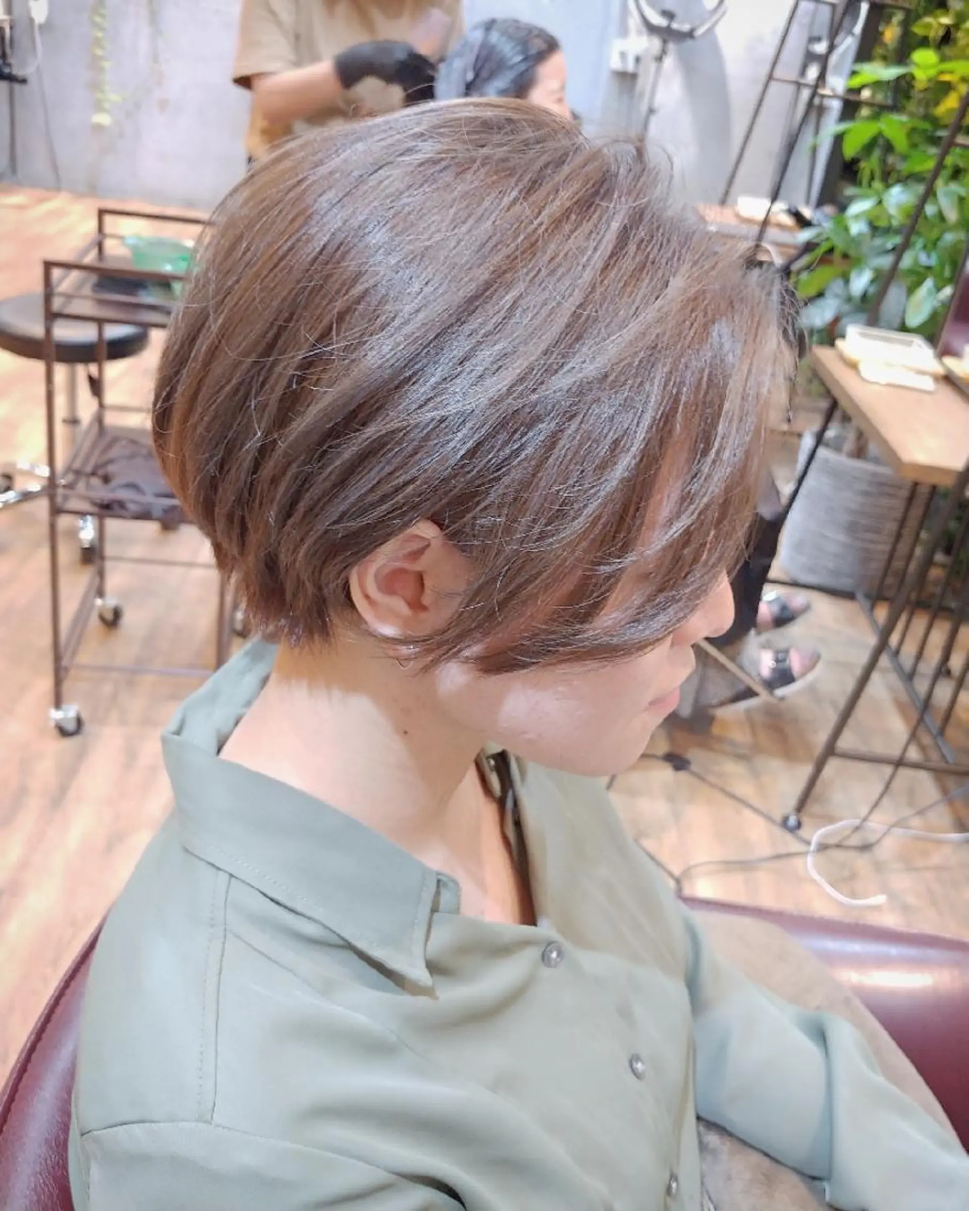 カラー ショート パーマ ヘアアレンジ カット ヘアカラー トリートメント ペスカ豊崎店　沖縄所属・ショート指名No.1 店長　清水のヘアスタイル