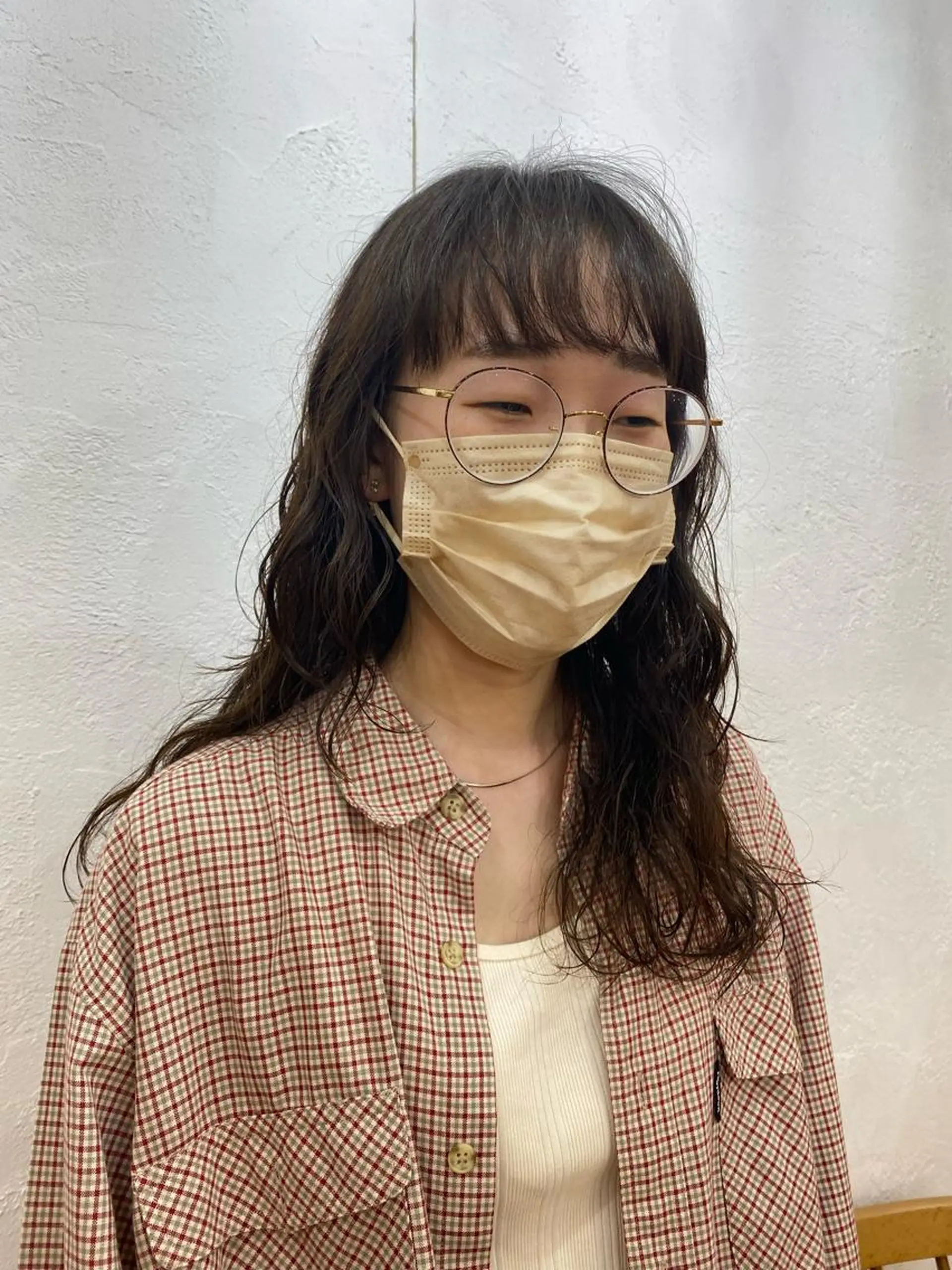 ロング カット パーマ トリートメント パーマ、髪質改善 菊地美月のヘアスタイル