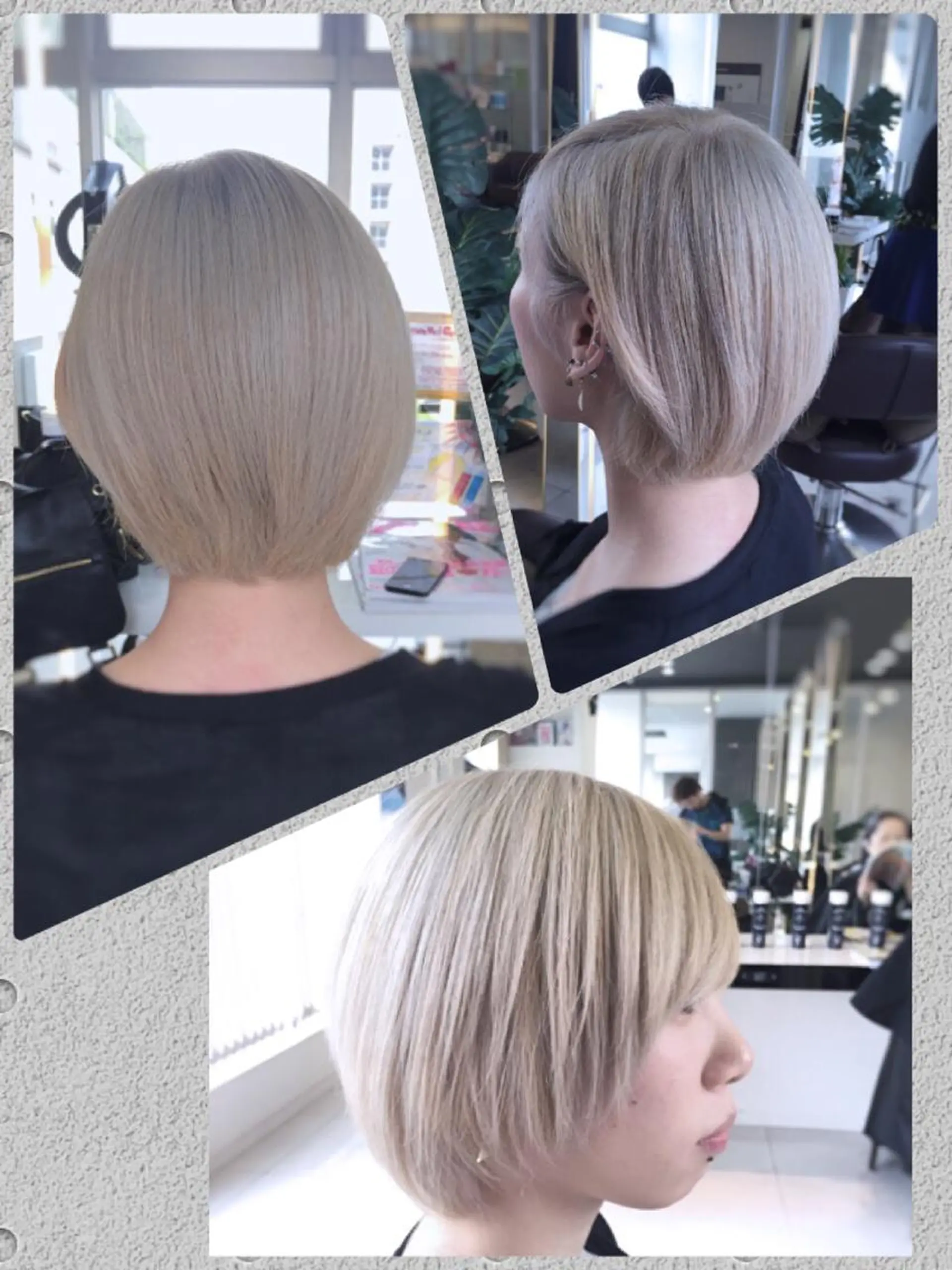 ショート カラー 松本 明日可のヘアスタイル