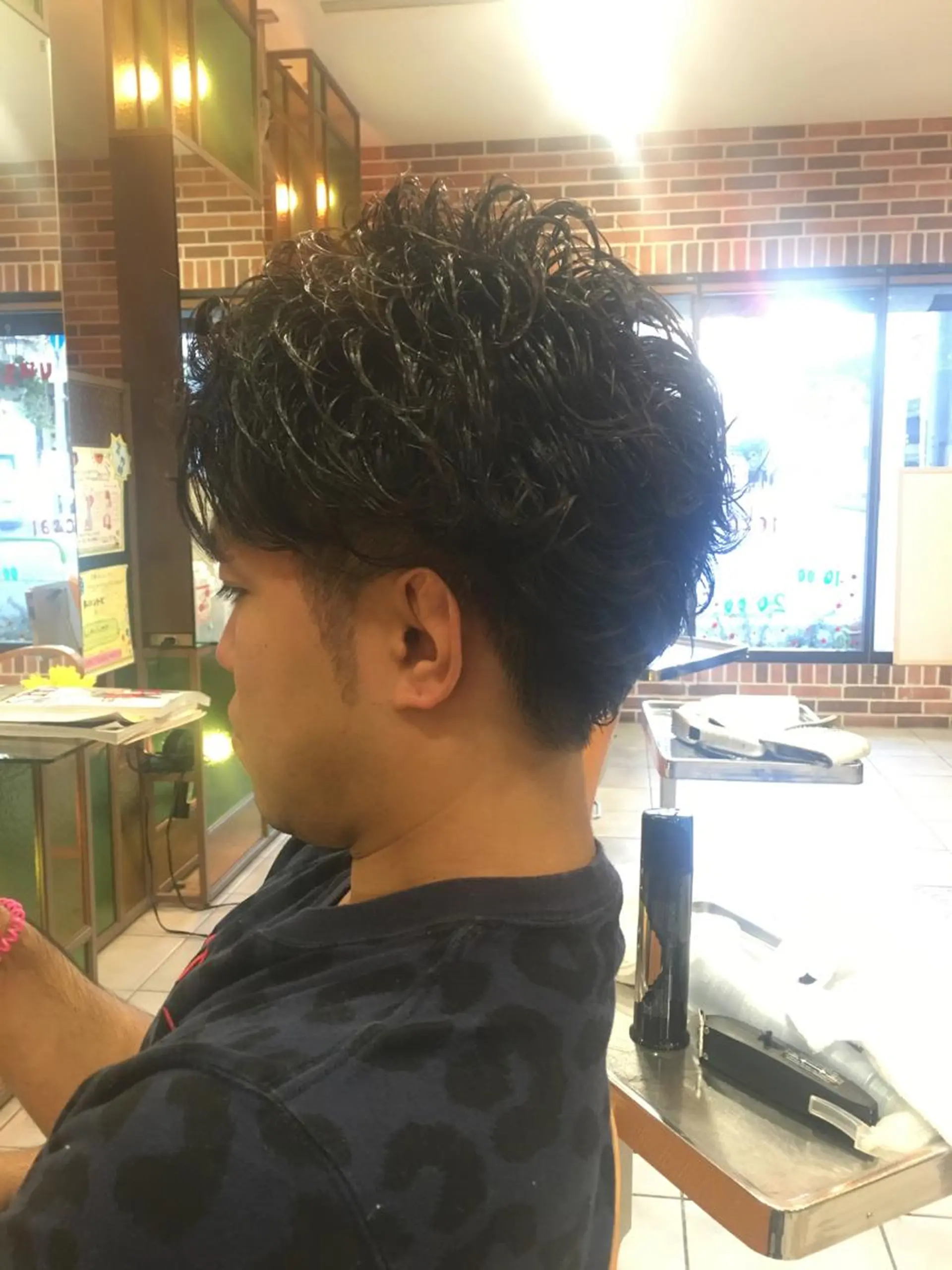 パーマ メンズ Blossom大塚 ディレクター永野のヘアスタイル