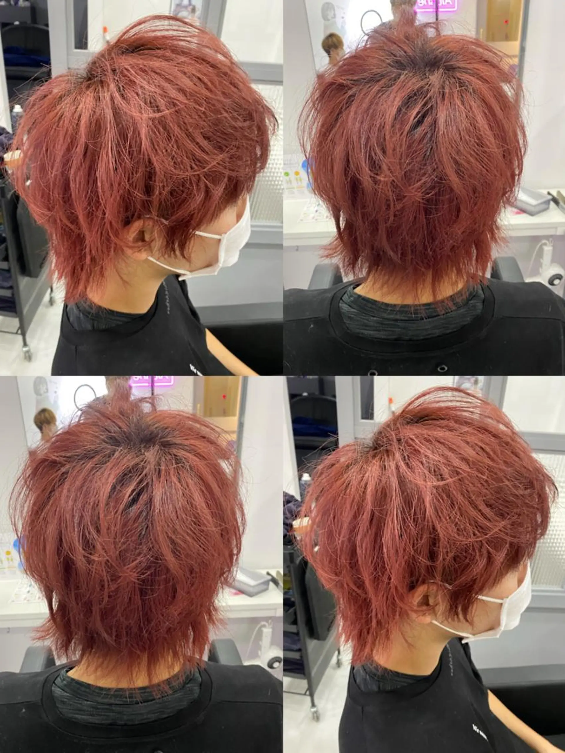 ショート カラー パーマ ヘアアレンジ メンズ ヘアカラー 🔥メンズパーマ特 化🔥渡辺一翔🔥のヘアスタイル