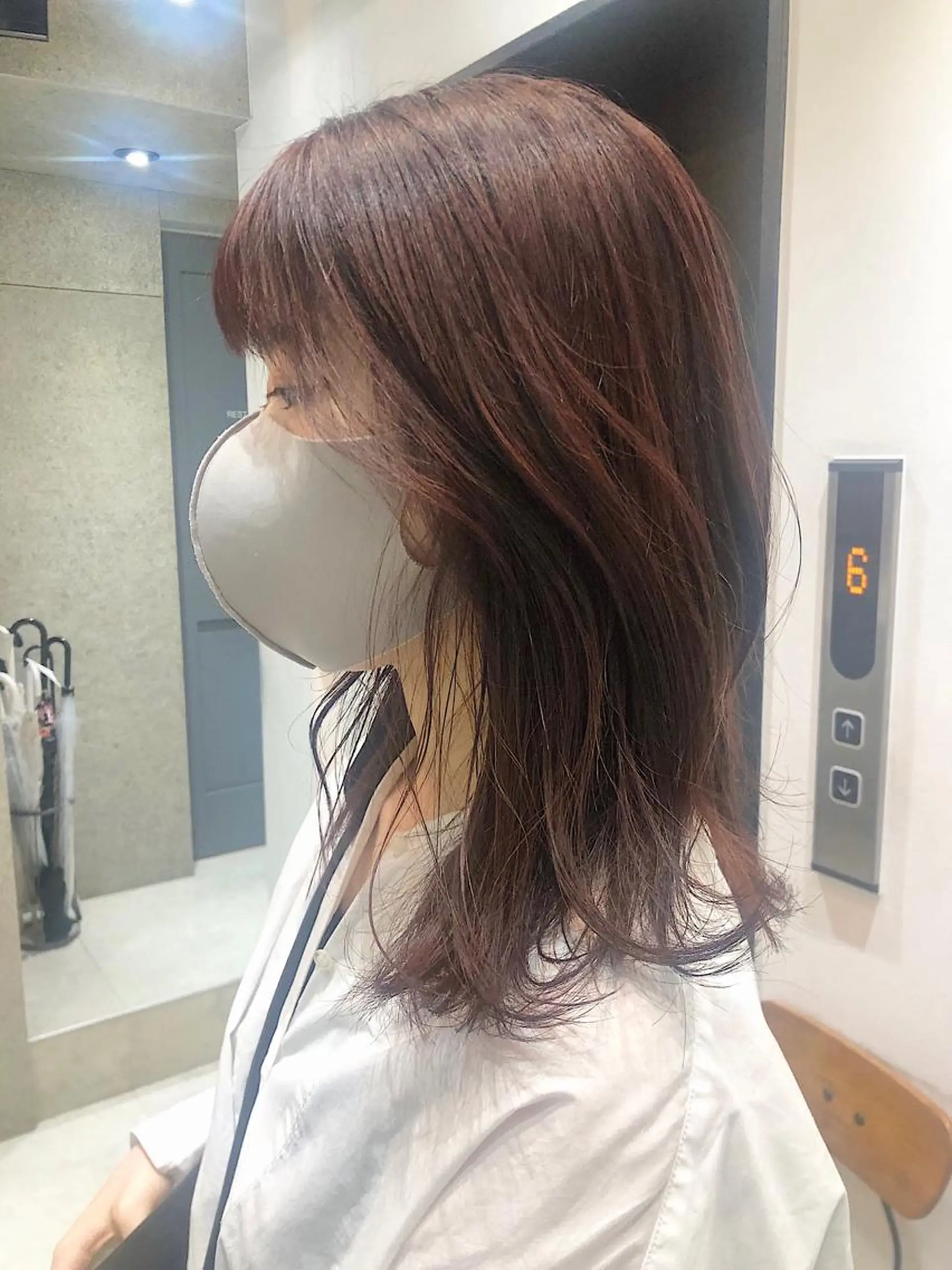 ミディアム カラー ブラウンカラー ピンクカラー ピンクブラウン 🌿ニュアンス/髪質 改善🌿Fukudaのヘアスタイル