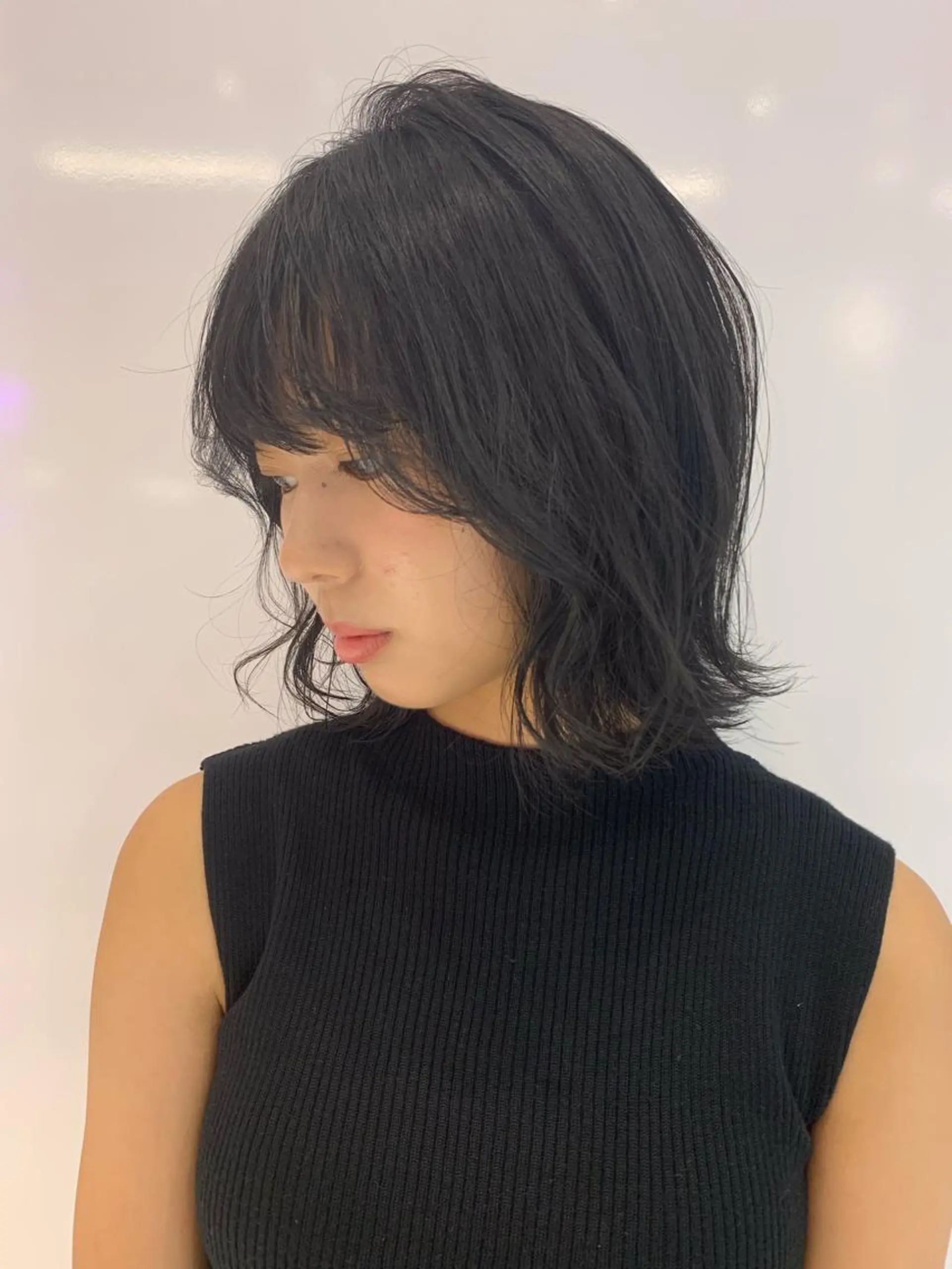 ショート カラー ハッシュカット/ハイ トーン/MANAMIのヘアスタイル