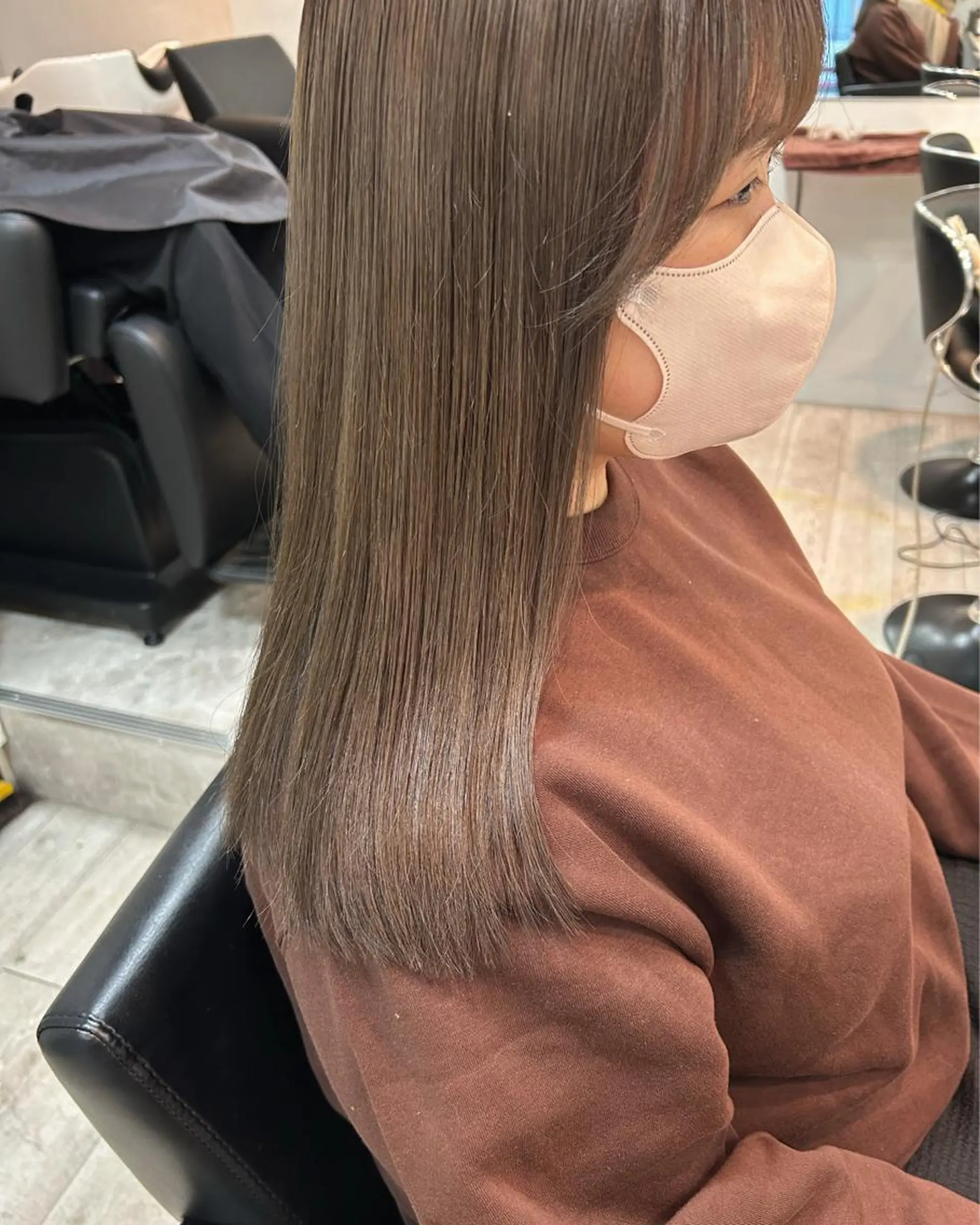 ロング カラー ヘアアレンジ ヘアカラー トリートメント 代表🎀 ふわモテ愛 され髪🩷yumiのヘアスタイル