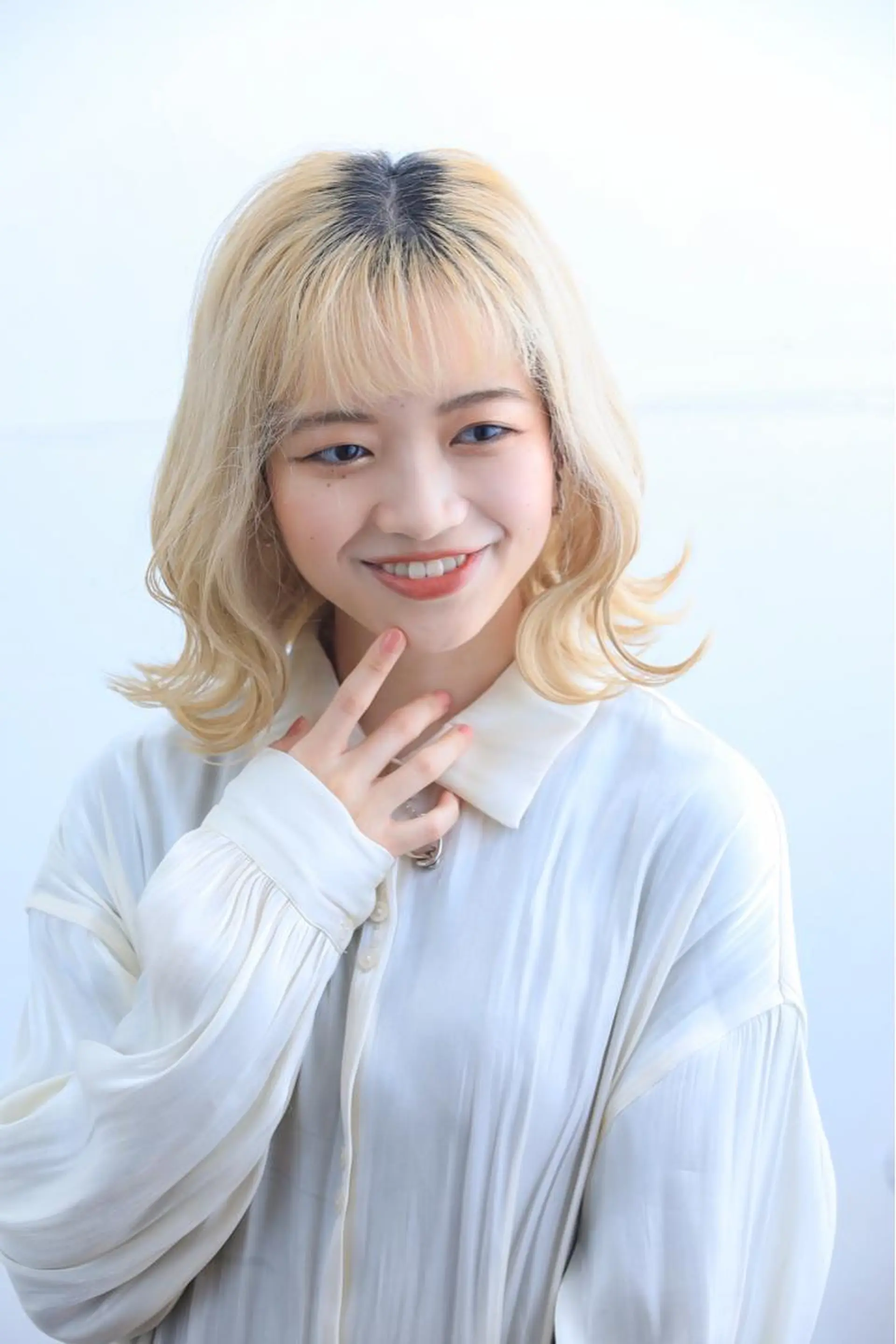 ミディアム 勝沼 佑季のヘアスタイル