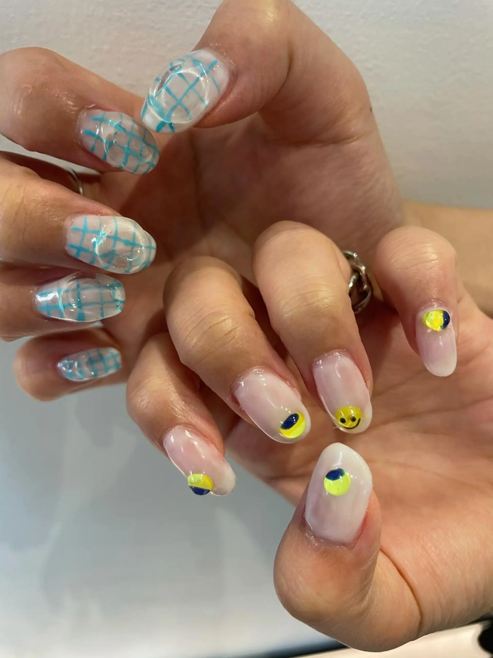 ネイル 夏ネイル ハンドネイル hair&nail ☯️アイリ☯️のネイルデザイン