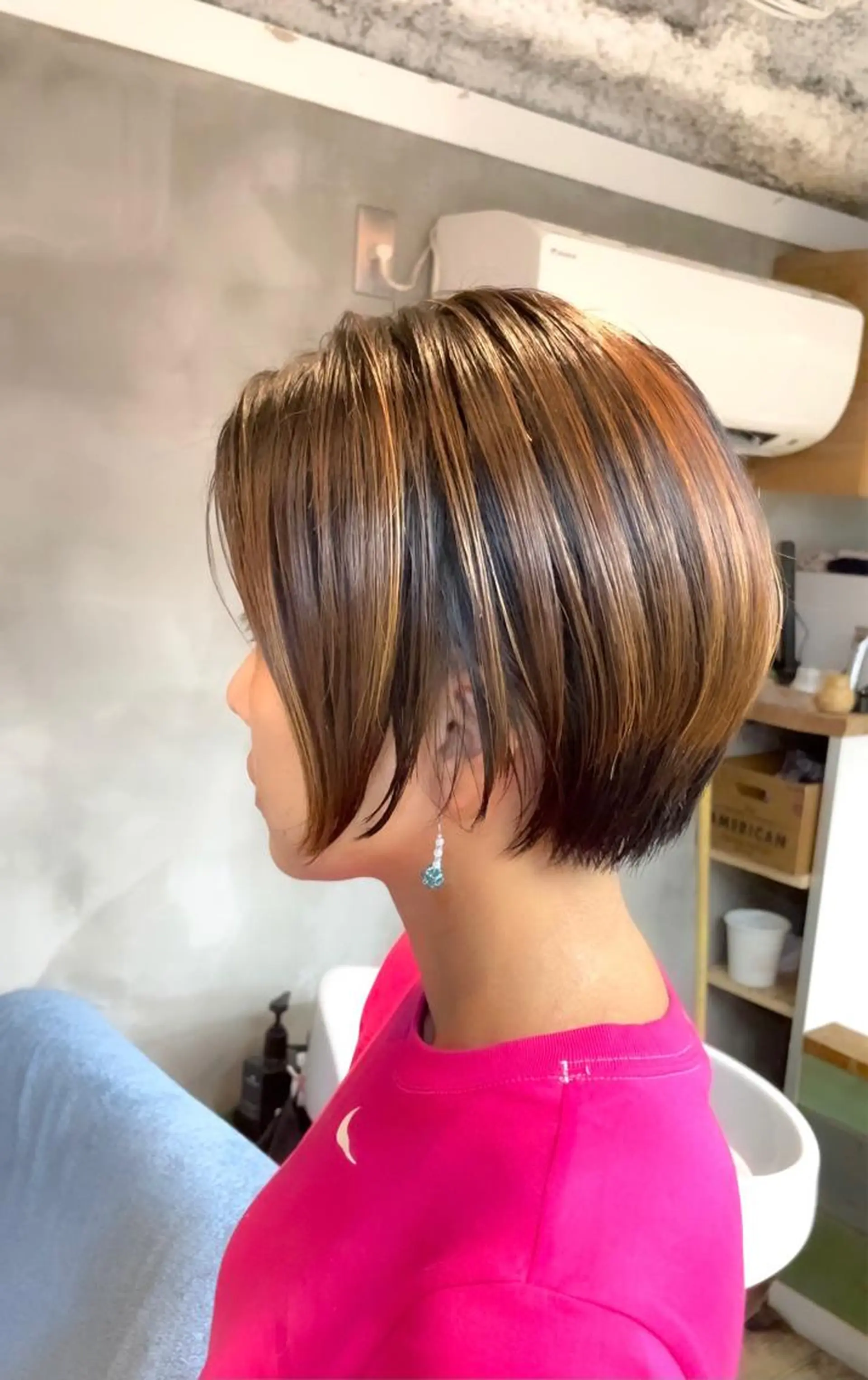 ショート ショートボブ 丸みショート ボブ ショートヘア 24時まで営業🌛東 陽町🍀静かに丁寧にのヘアスタイル