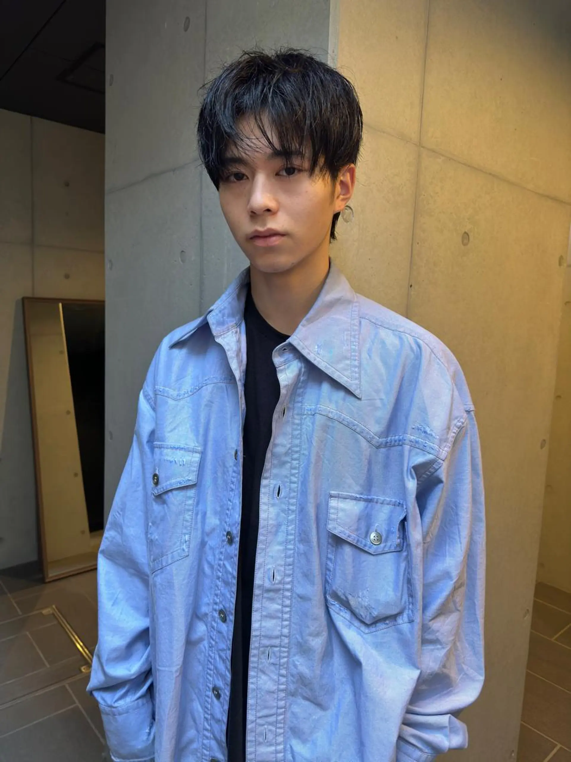 ショート メンズ ウルフ/レイヤー🟠 山本祐輔🟠のヘアスタイル