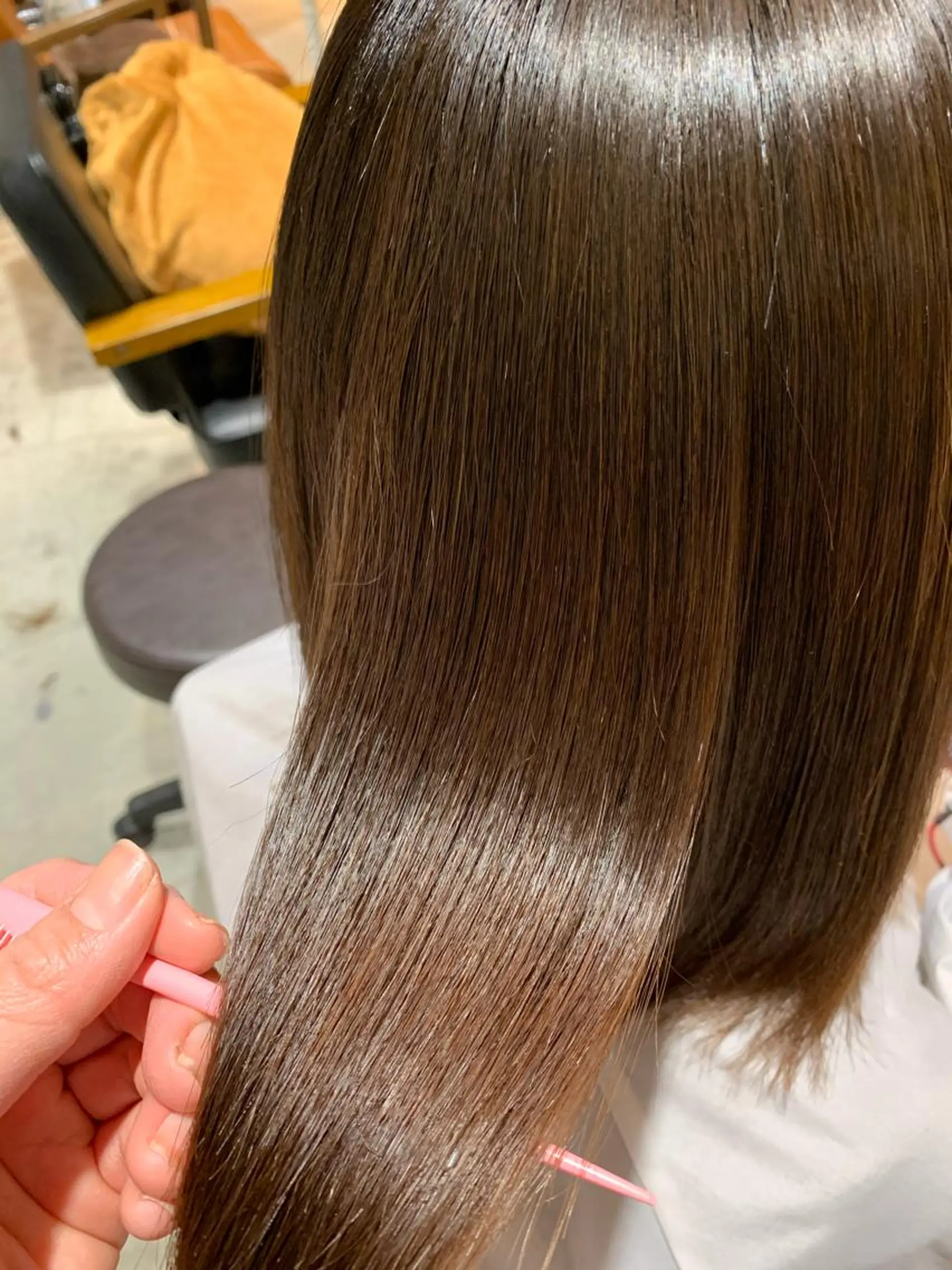 ミディアム カラー ヘアアレンジ 髪質改善/縮毛/新宿 🫧SUZUKA🫧のヘアスタイル