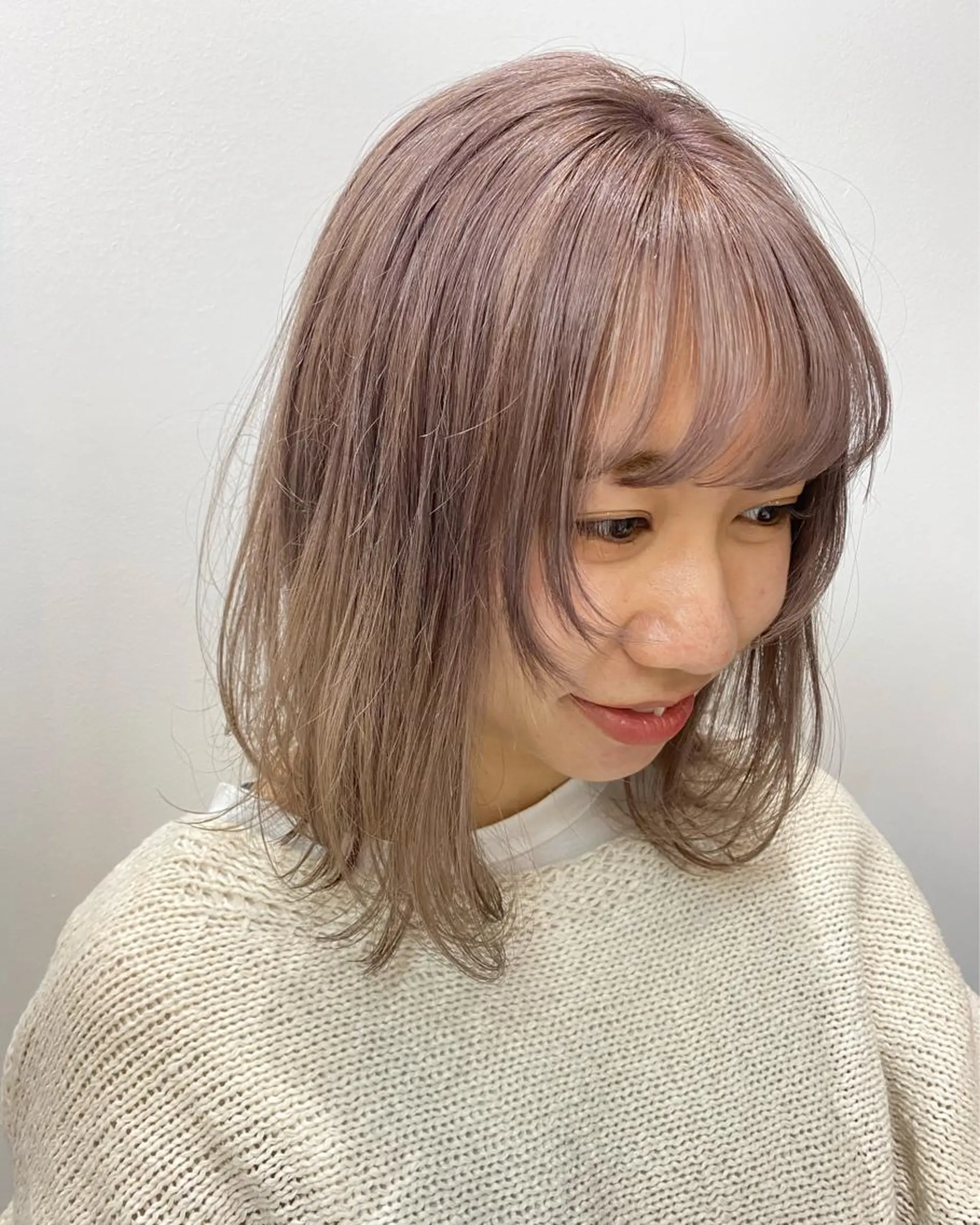 セミロング ୨୧柔らかいカラー nozomi ୨୧のヘアスタイル