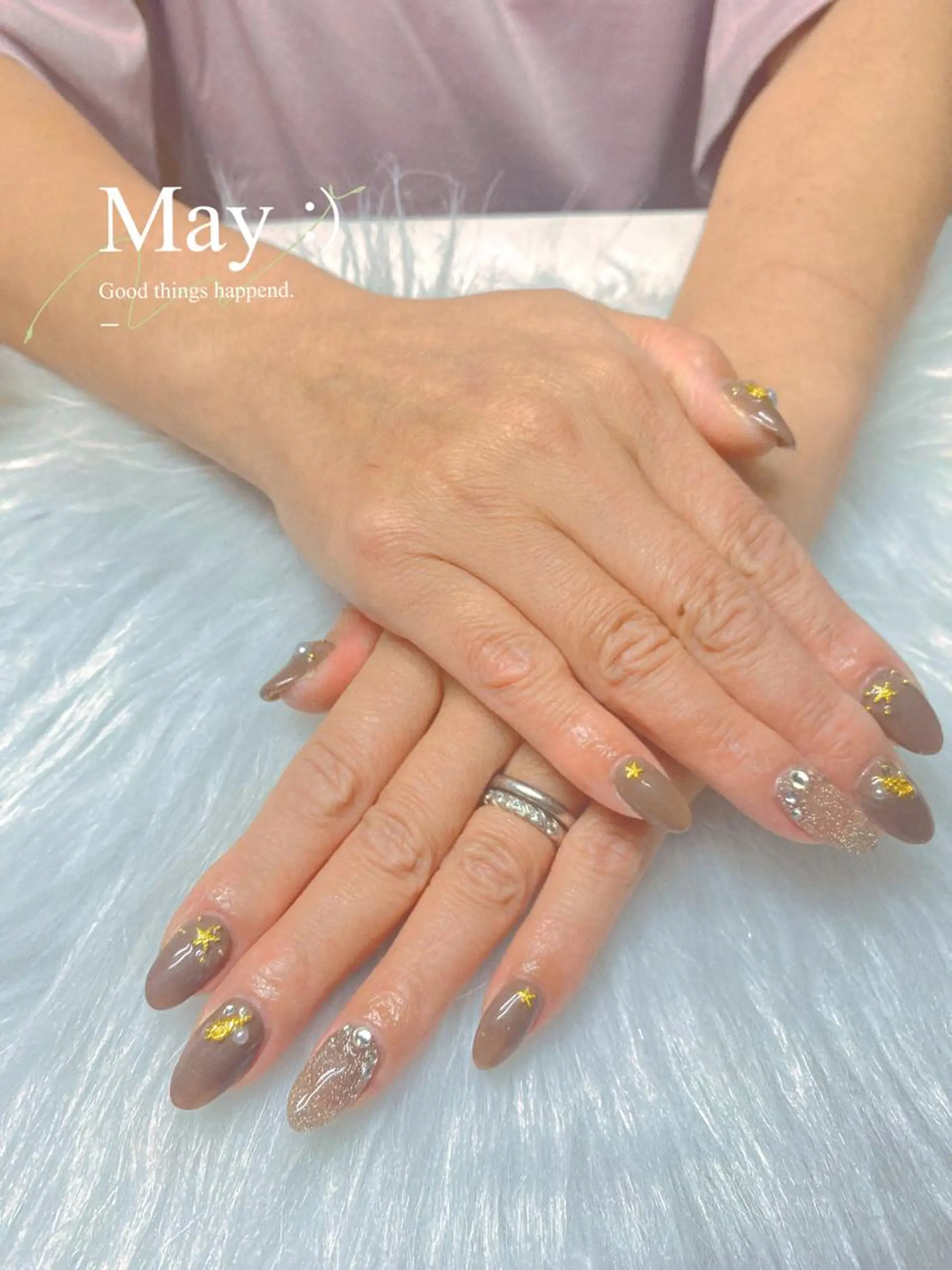 カラー ハンドネイル INF ネイルサロンのネイルデザイン