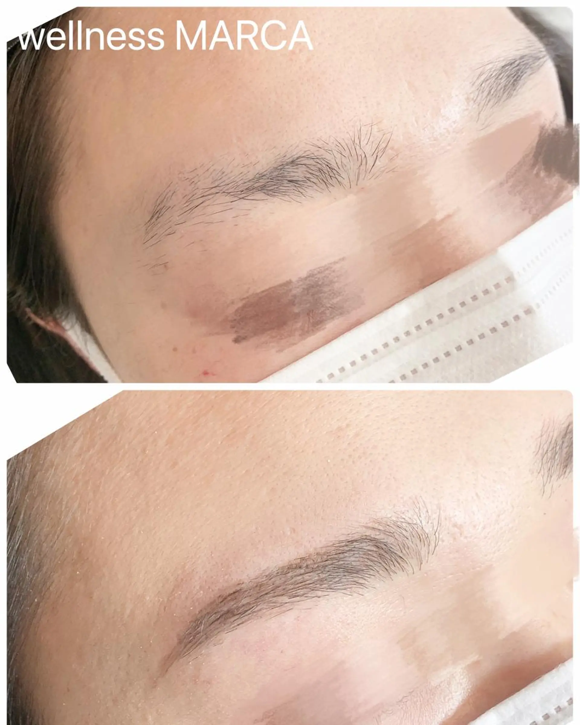 アイブロウ ハリウッドブロウリフト メンズトータルビューティーwellnessMARCA所属・【メンズ美容】 三浦かえでのネイルデザイン