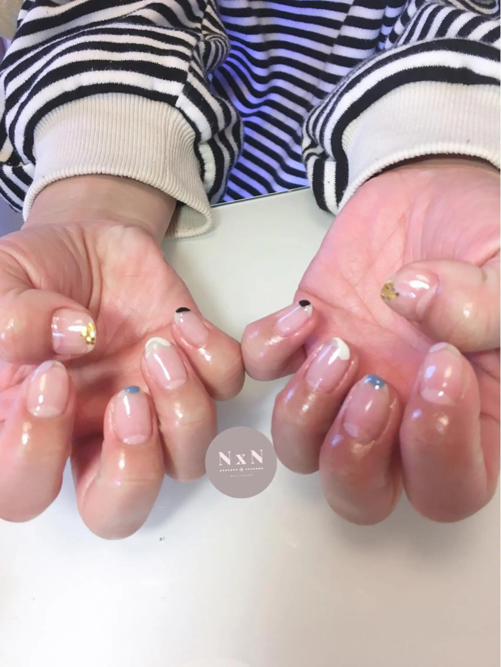ネイル ジェルネイル ニュアンスネイル ぷっくりネイル nail salon N×Nのネイルデザイン