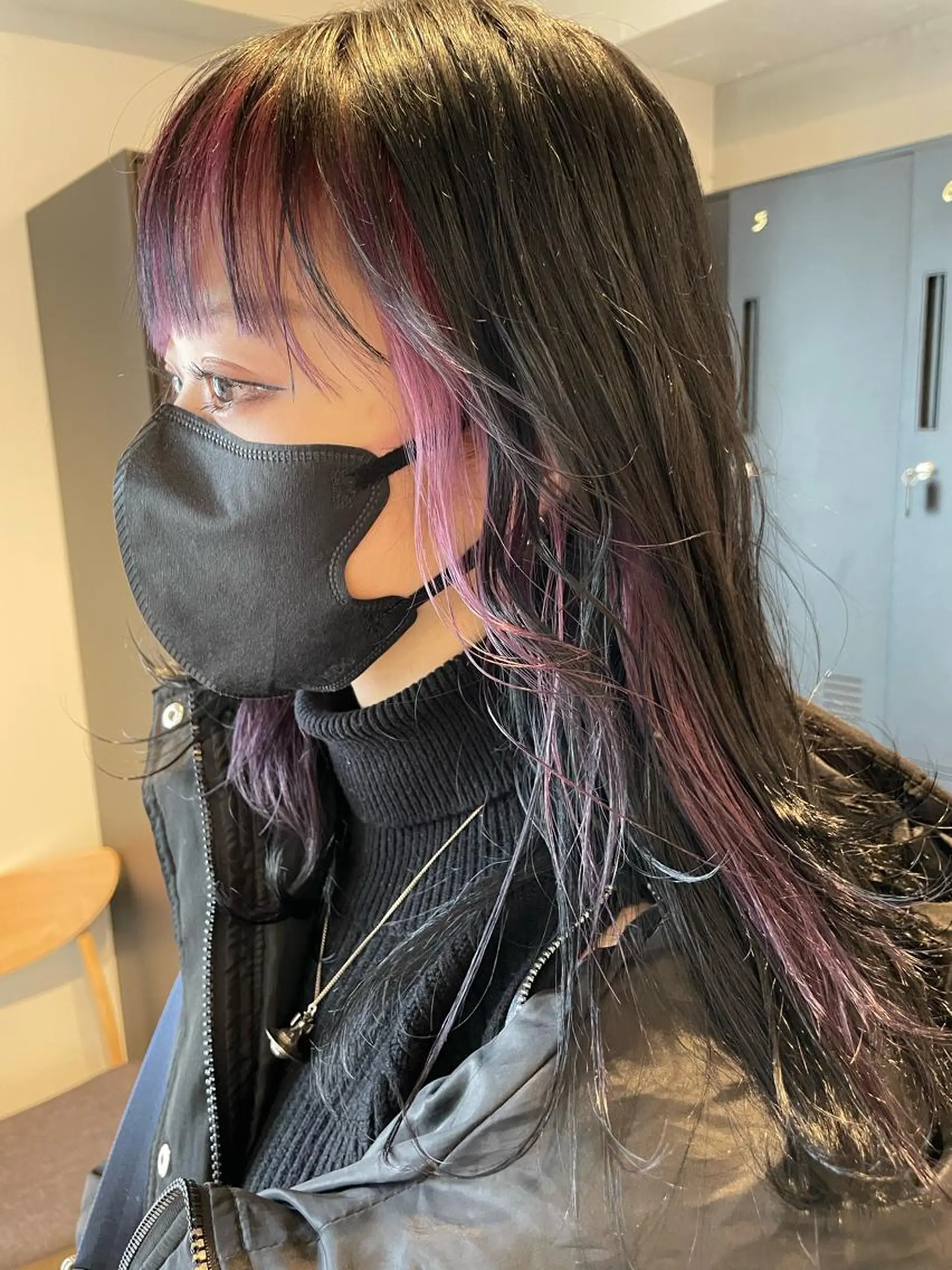 セミロング カラー ヘアカラー トリートメント ヘッドスパ ヘアセット SALOWIN下北沢所属・hazuki 🌝のヘアスタイル