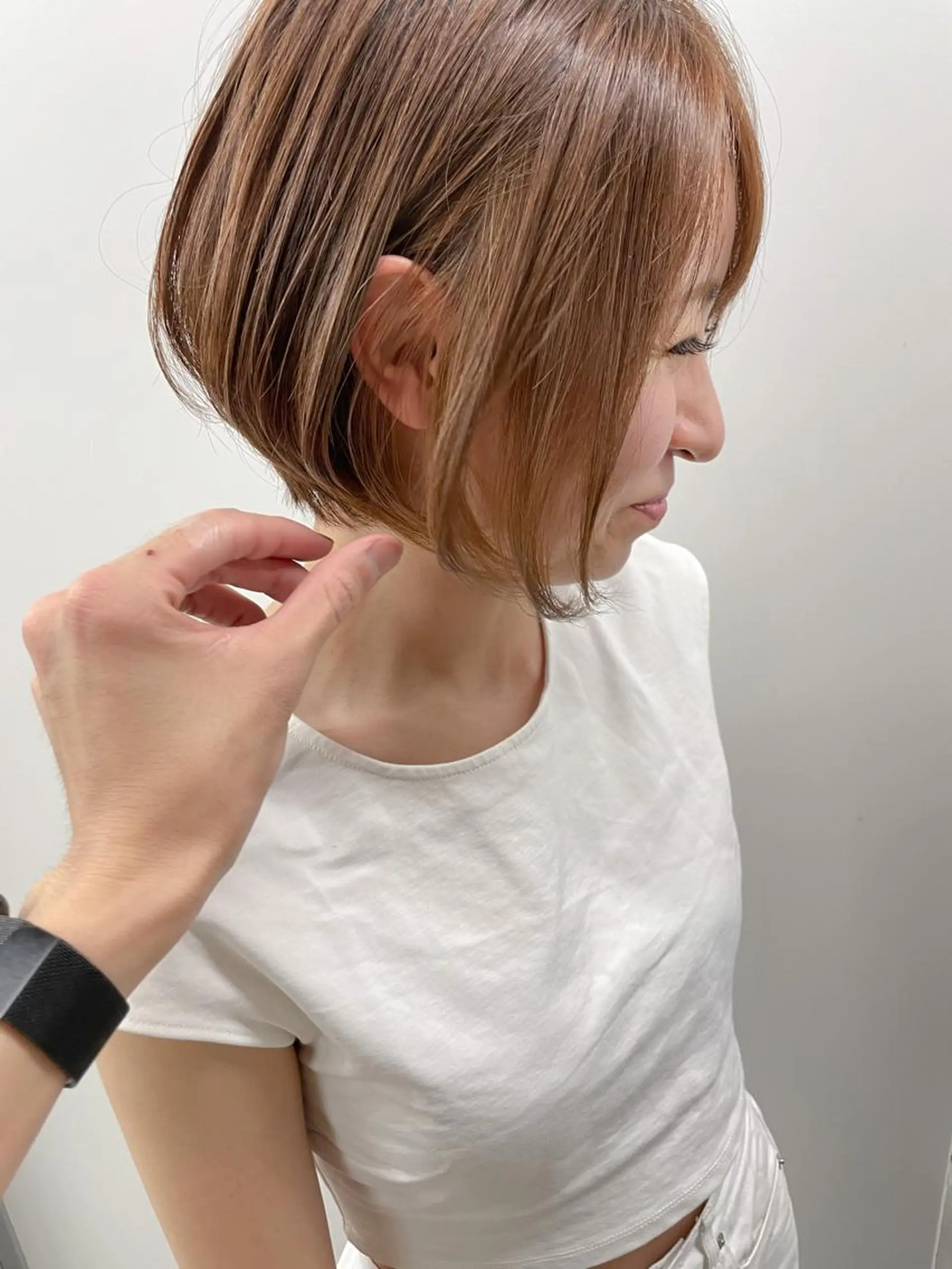 ショート ショートヘア カット トリートメント mua 鳳のヘアスタイル