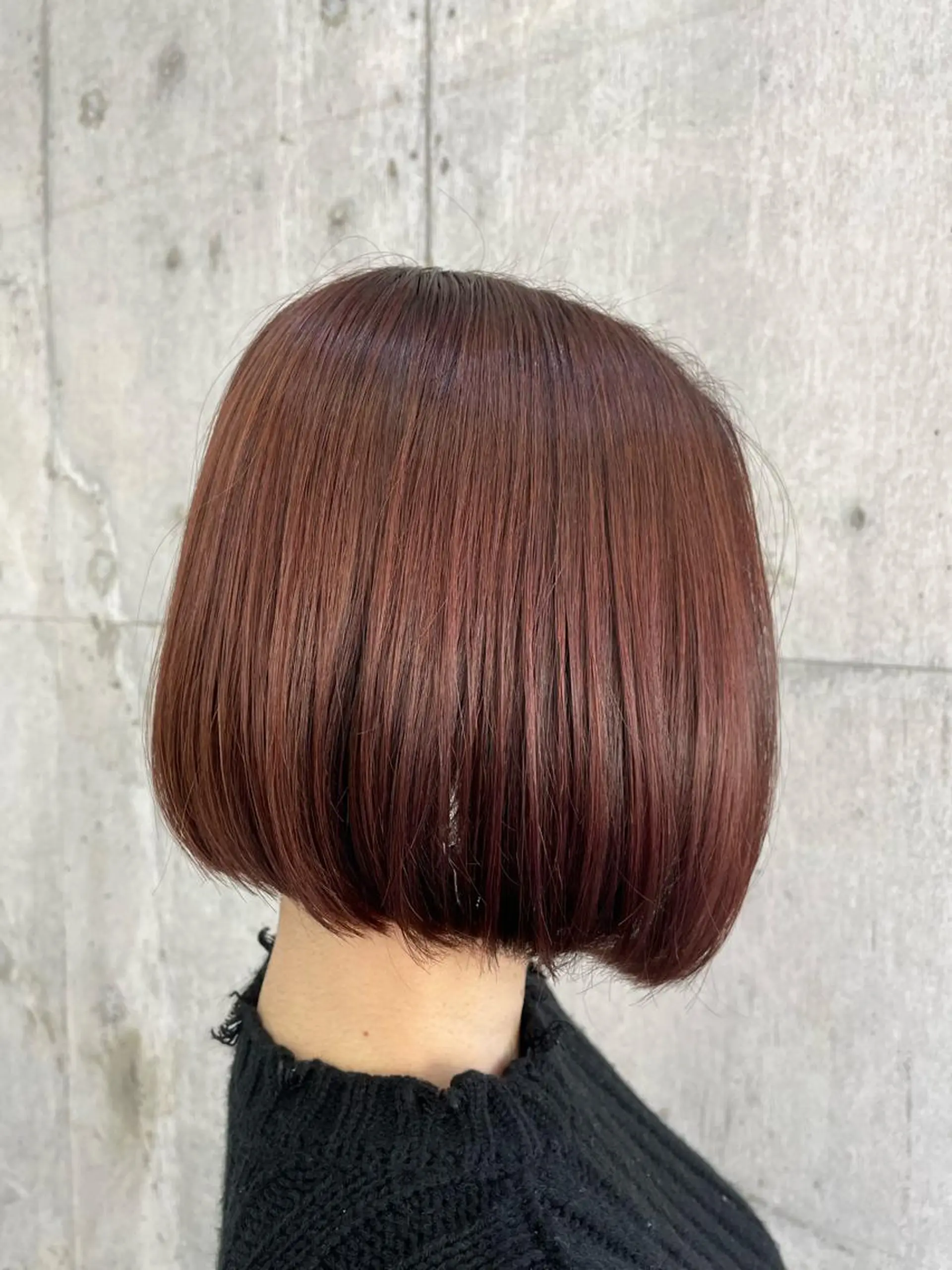 ショート ボブ カット ヘアカラー トリートメント benji小倉所属・中溝 トシミのヘアスタイル