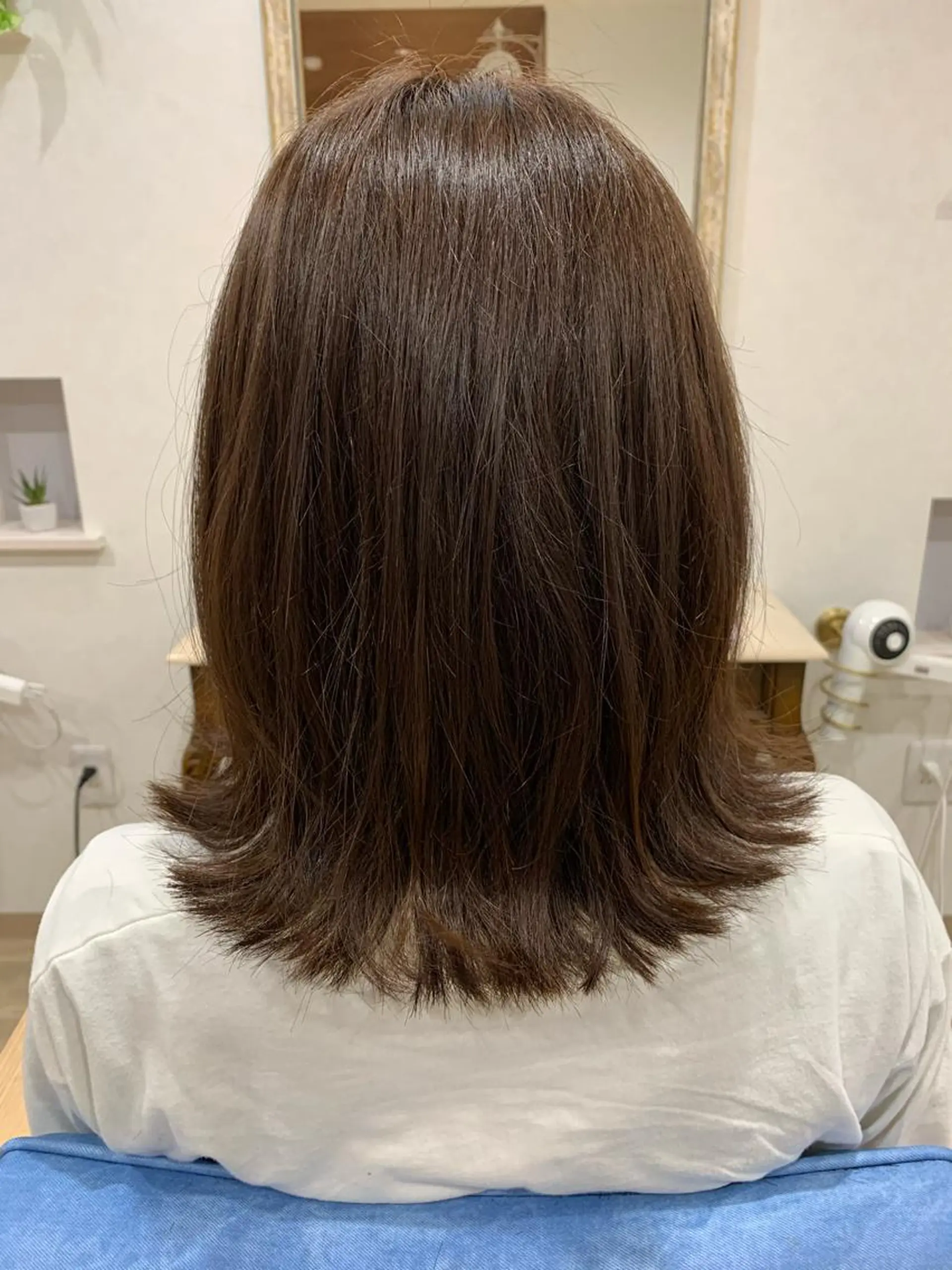 ミディアム カット ヘアカラー トリートメント 竹田駅/半個室 belle./ベルのヘアスタイル