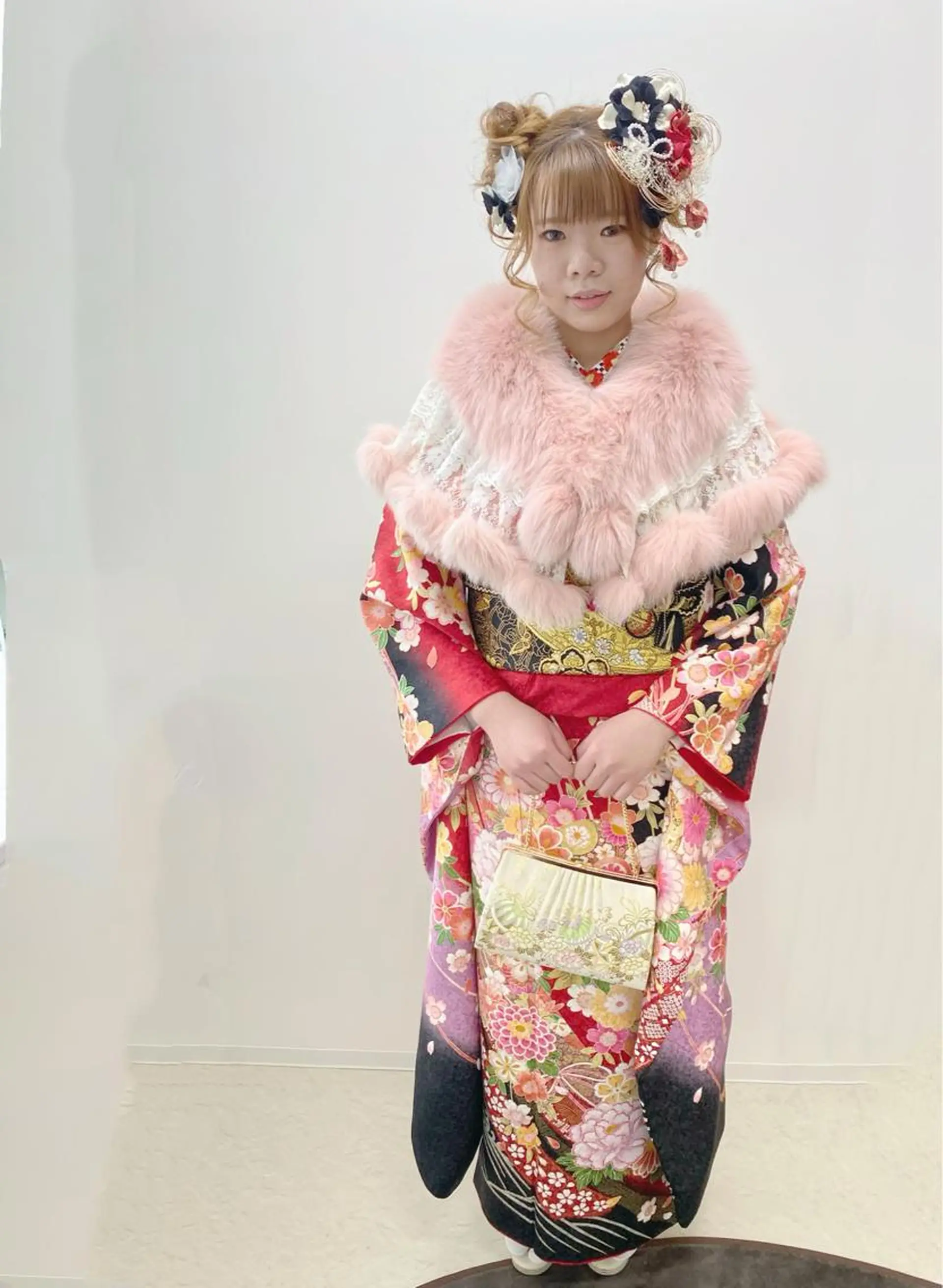 セミロング ヘアアレンジ 着付け GRANLUSSO 〜グランルッソ駅前店所属・木口 嘉美のヘアスタイル