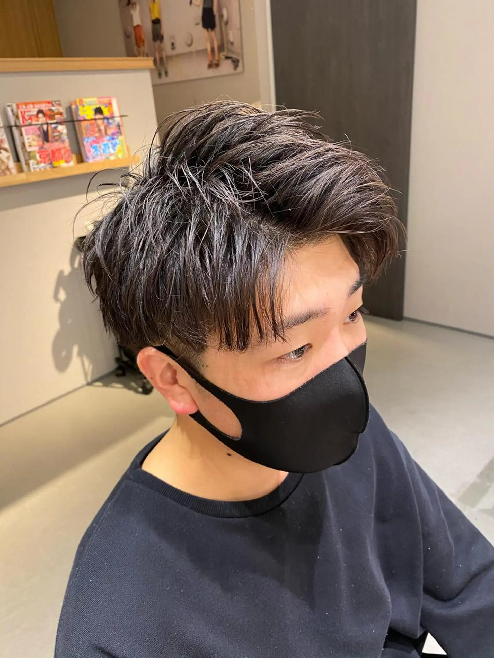 ショート メンズ カット unopulir Vamos店所属・梅田茶屋町メンズ 専門美容師 山元一平のヘアスタイル