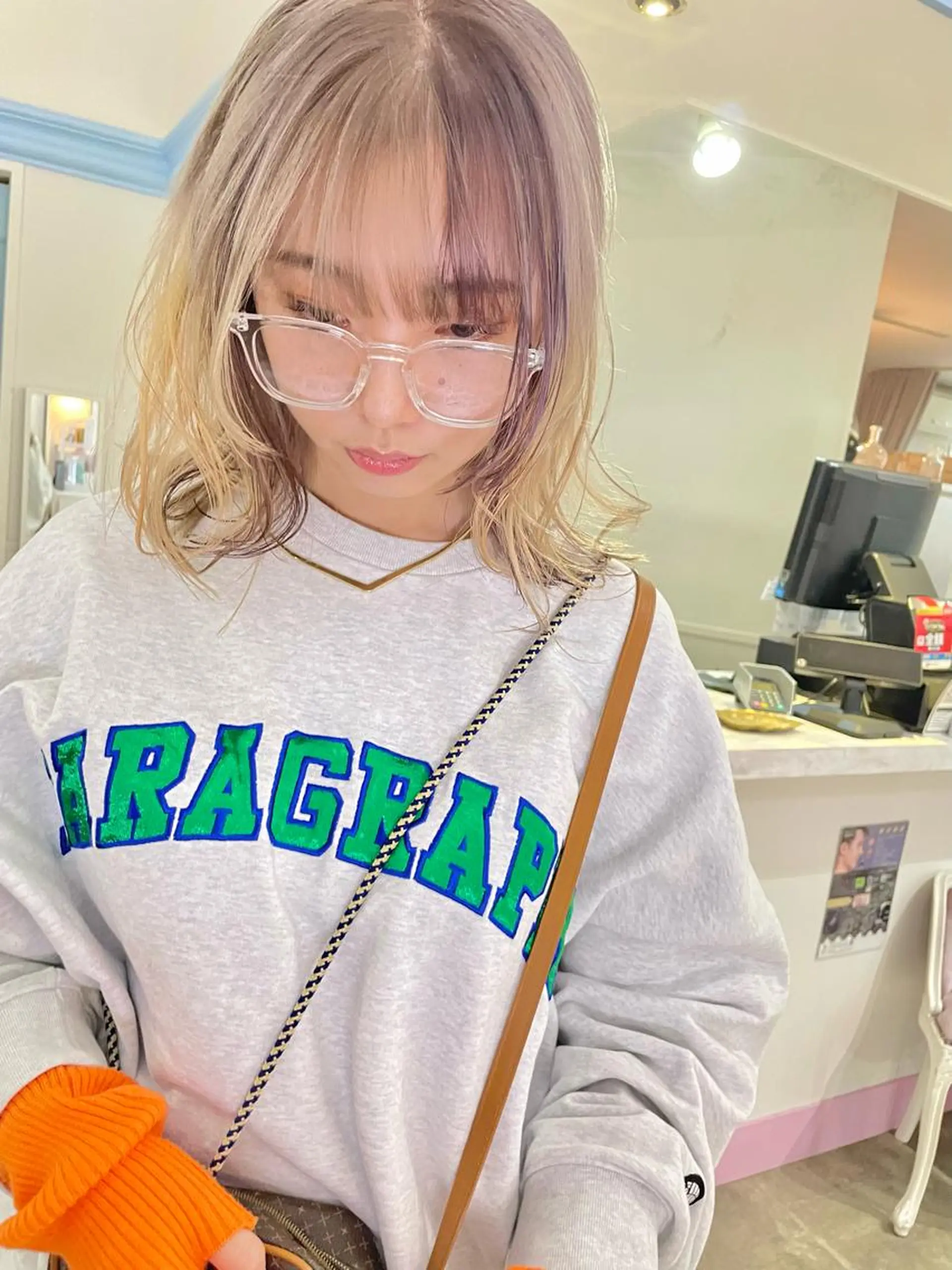 ミディアム ヘアカラー トリートメント Lit所属・Lit.豊橋 夏目のヘアスタイル