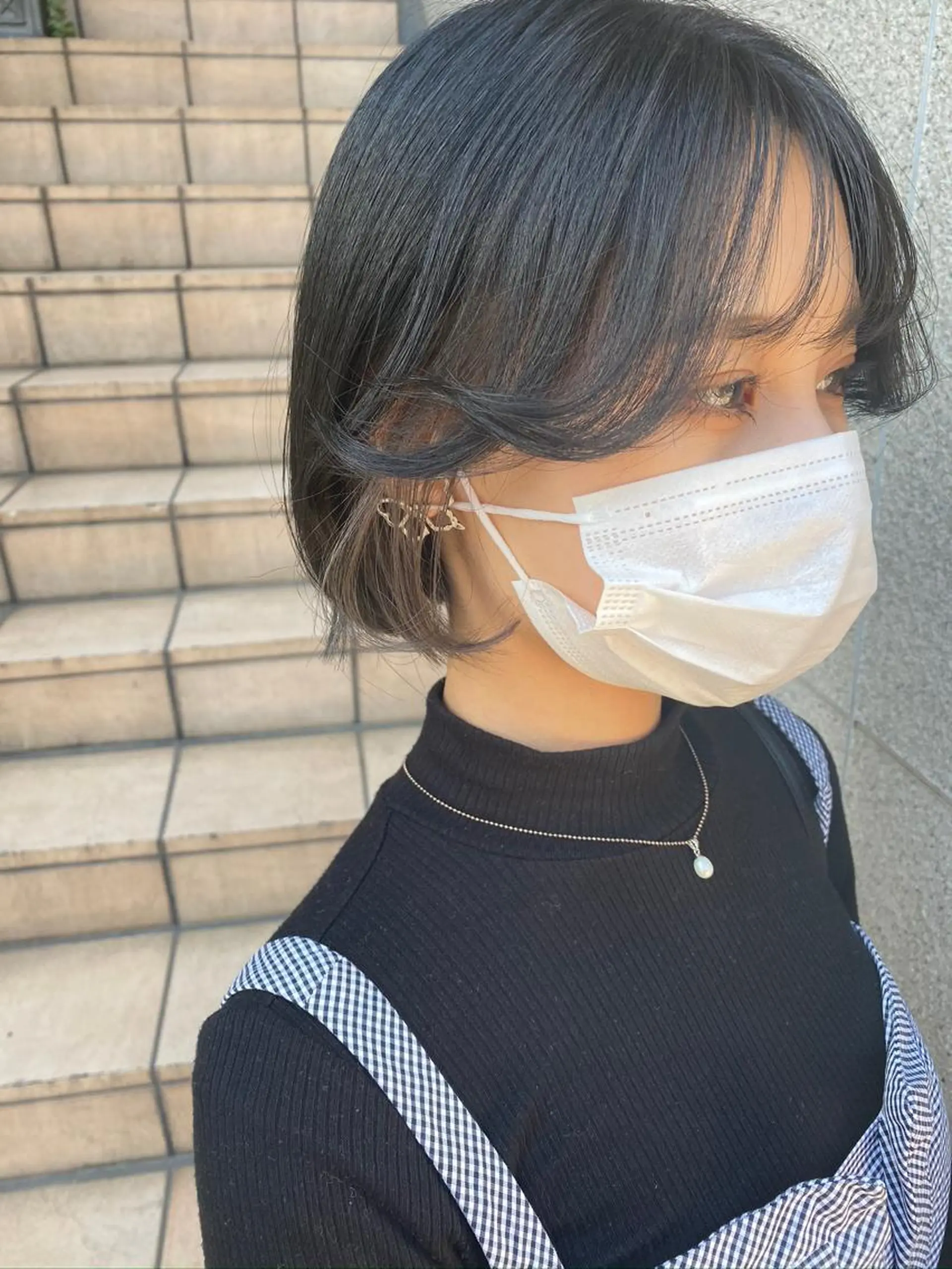 ショート カラー 💗💗韓国レイヤー yu-ki💗💗のヘアスタイル