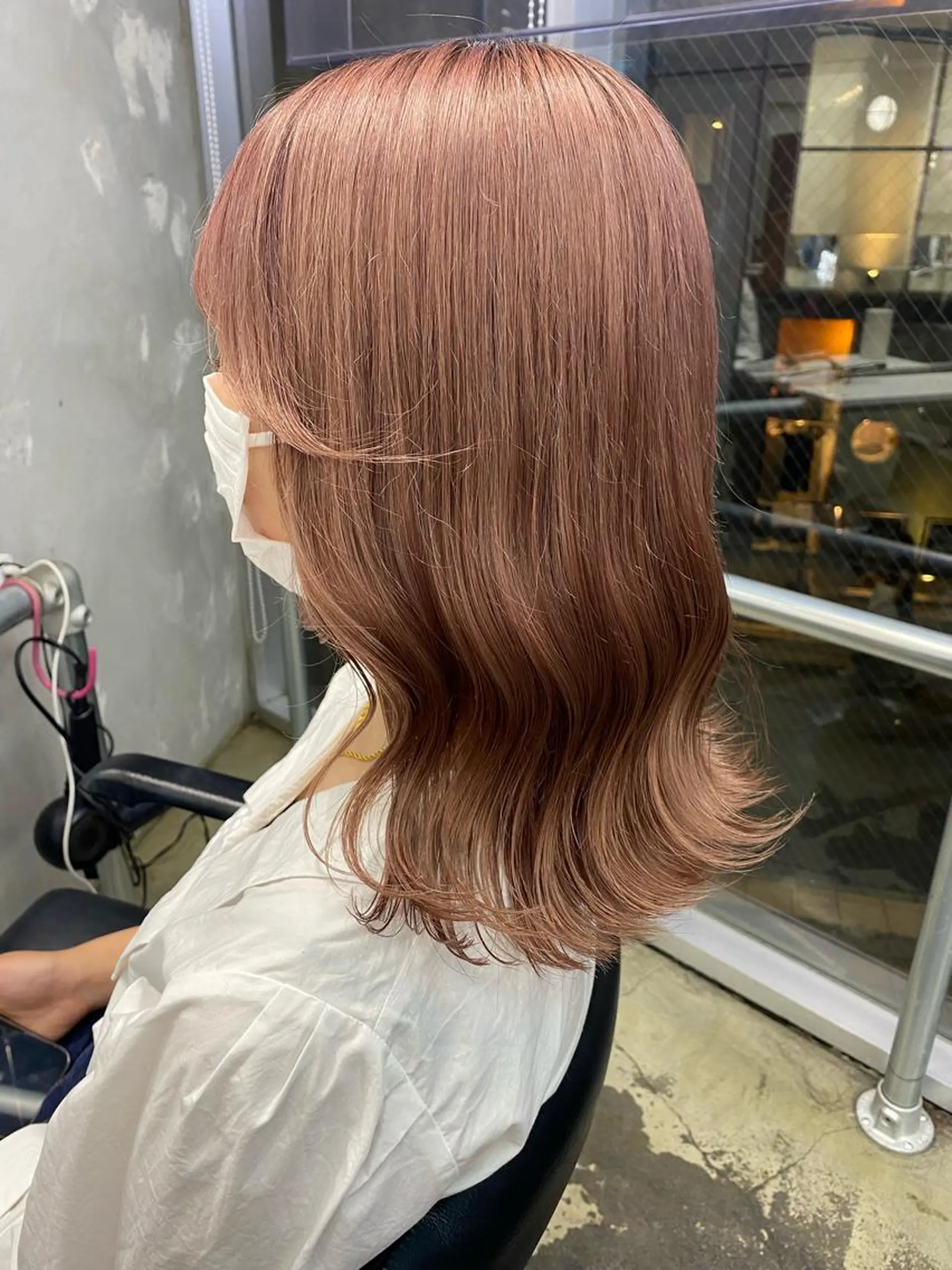 ミディアム カラー 💗💗韓国レイヤー yu-ki💗💗のヘアスタイル
