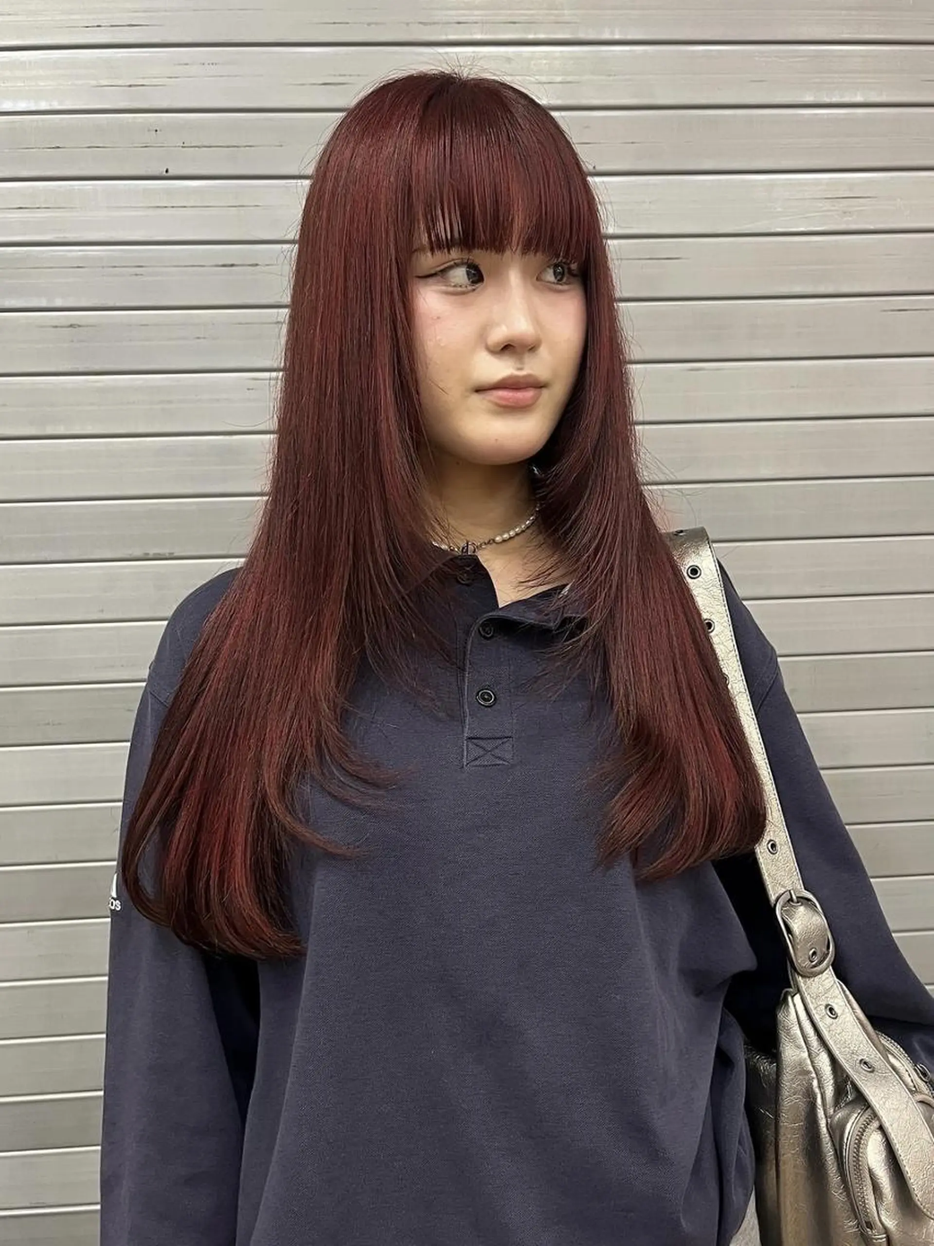 ロング カット ヘアカラー momoca/松本/ 暖色カラー/ボブのヘアスタイル