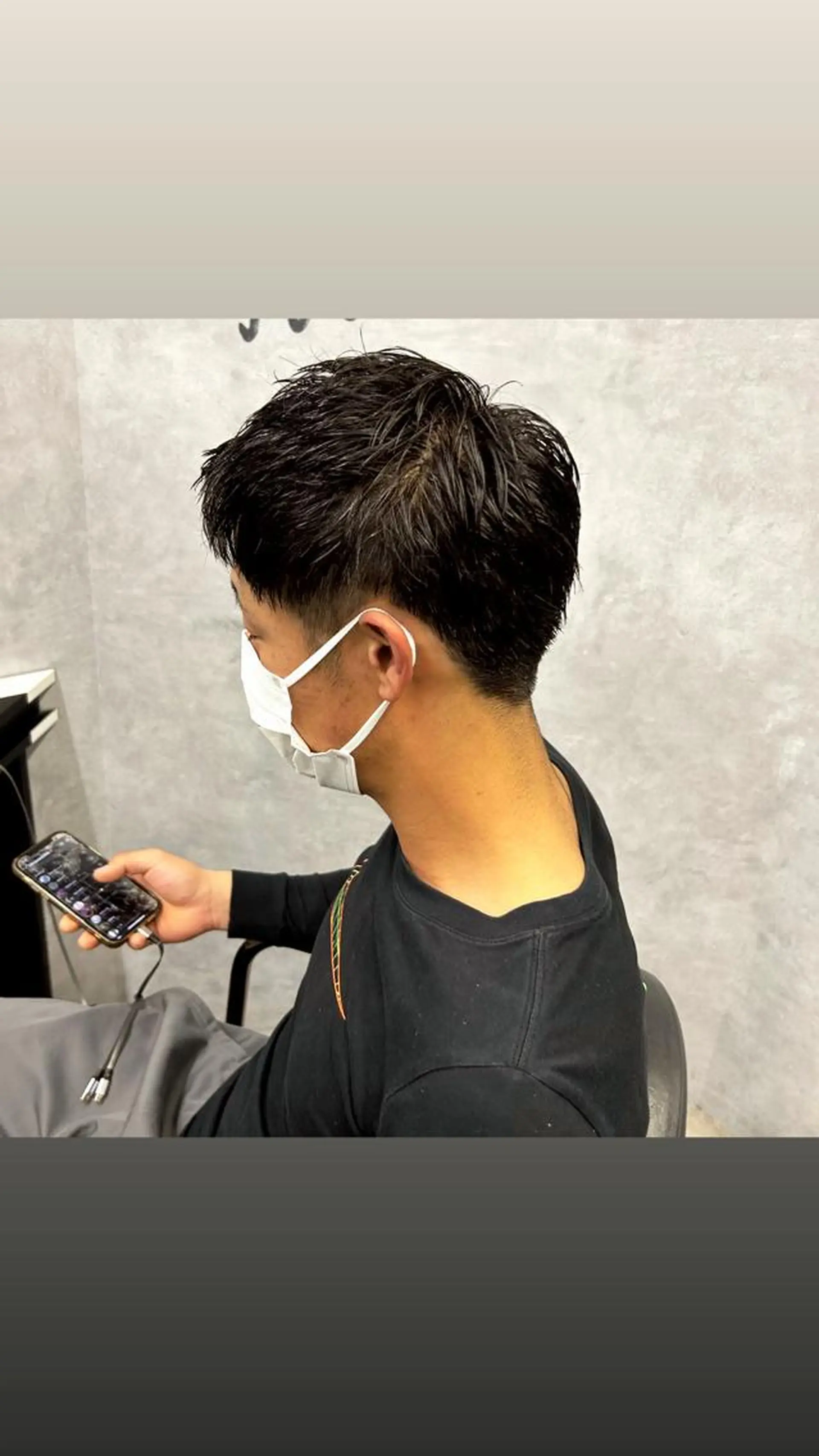 メンズ Hui.所属・縮毛矯正・髪質改善 特化 出納 直起のヘアスタイル