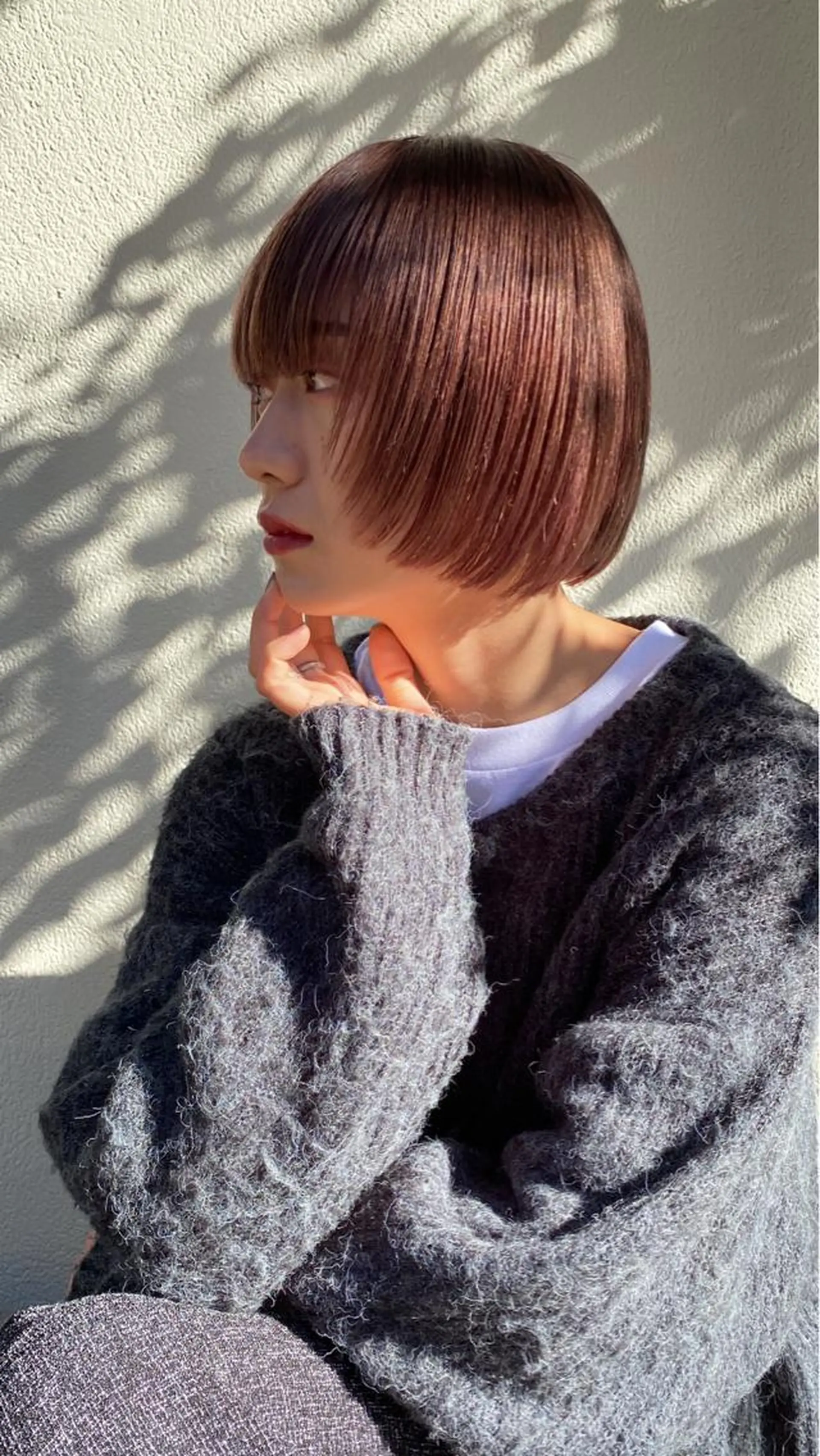 ショート Ririkoボブ 透明感カラー🤍のヘアスタイル