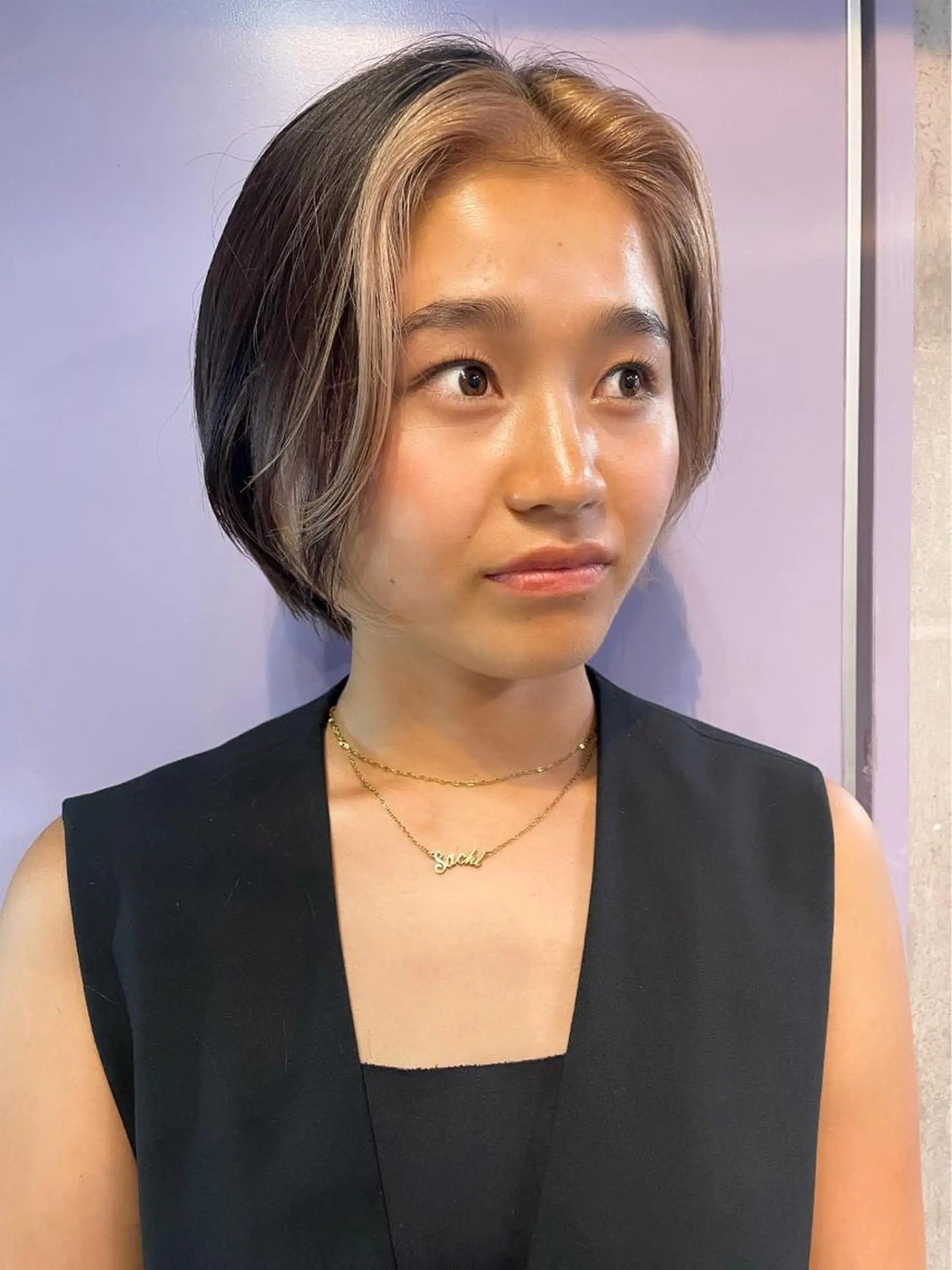 ショート カラー ヘアカラー ハイトーン/ブリーチ /ウルフ⛓️MAKIのヘアスタイル