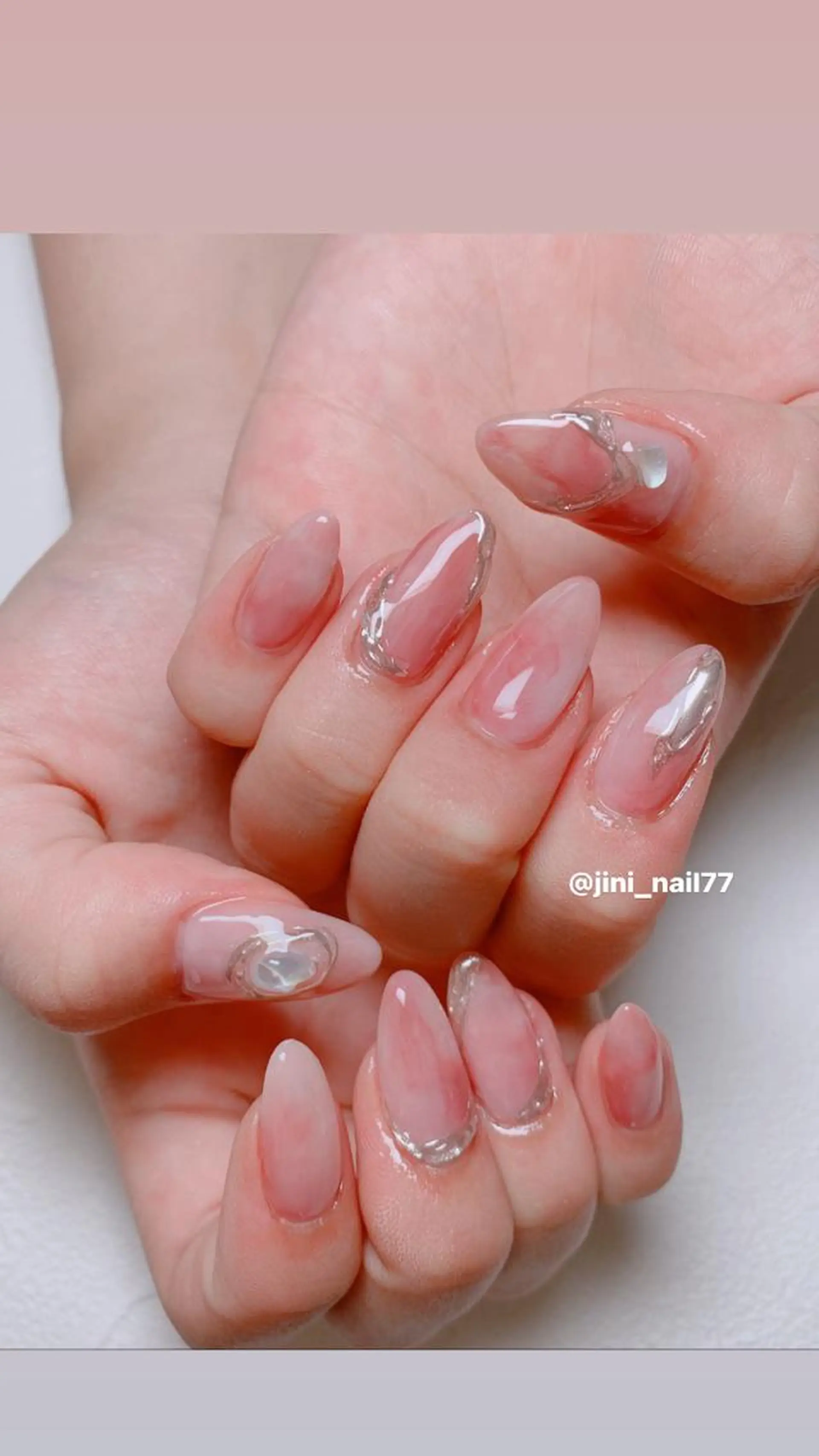 ネイル ハンドネイル JINI NAIL所属・ジニ ネイルのネイルデザイン