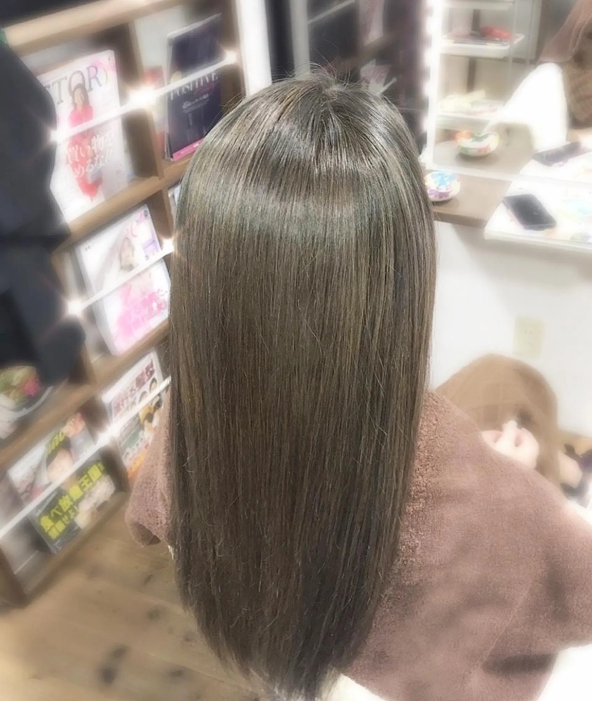 ロング カラー ハイライトカラー ハイライト ヘアカラー Tendre Rêveのマツエク・マツパデザイン