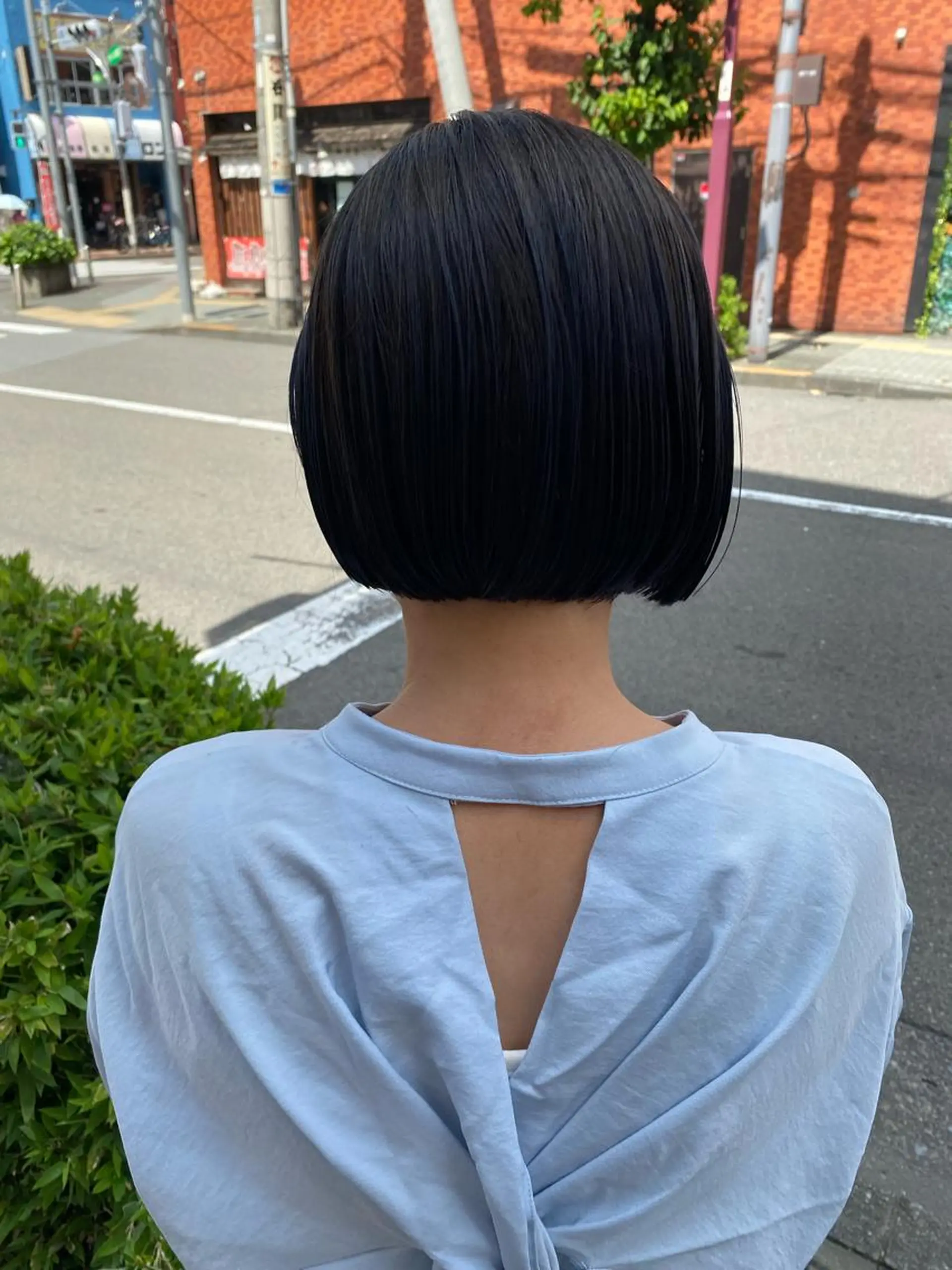 ショート ボブ ヘアカラー ボブ/ハイトーン REINAのヘアスタイル