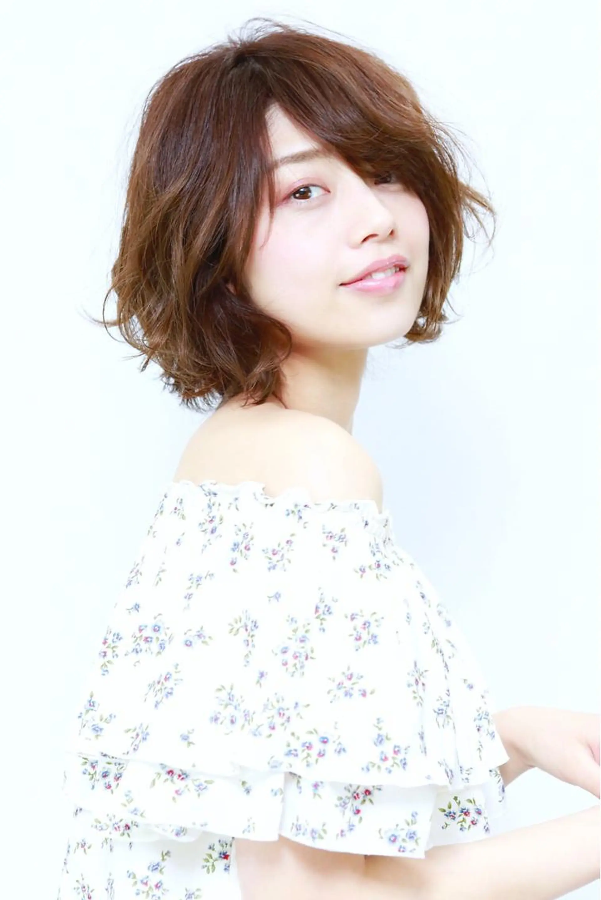 ショート カット ヘアカラー トリートメント 髪質改善 ami byAbsoのヘアスタイル
