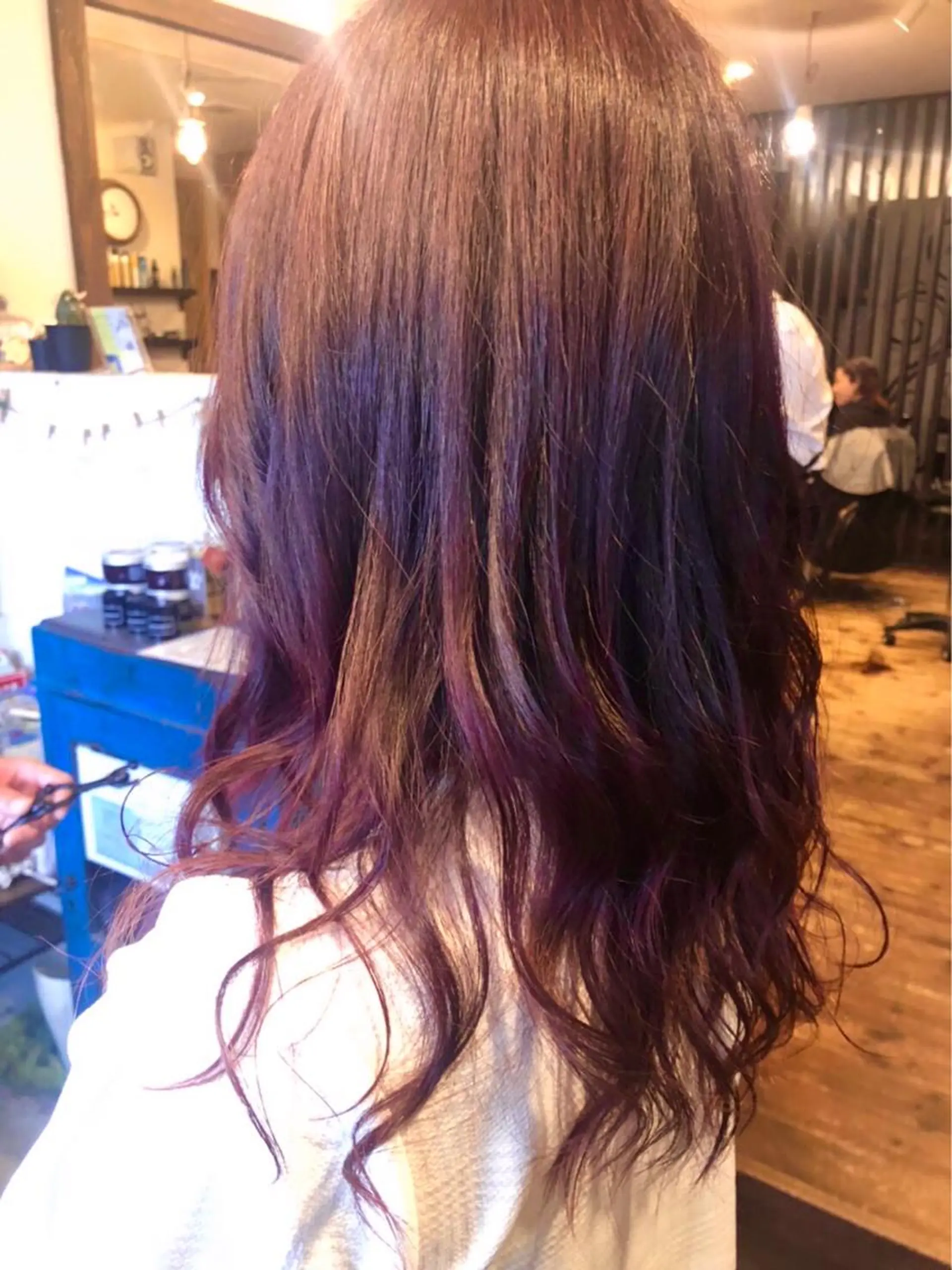 ミディアム カラー 刀根 亮馬のヘアスタイル