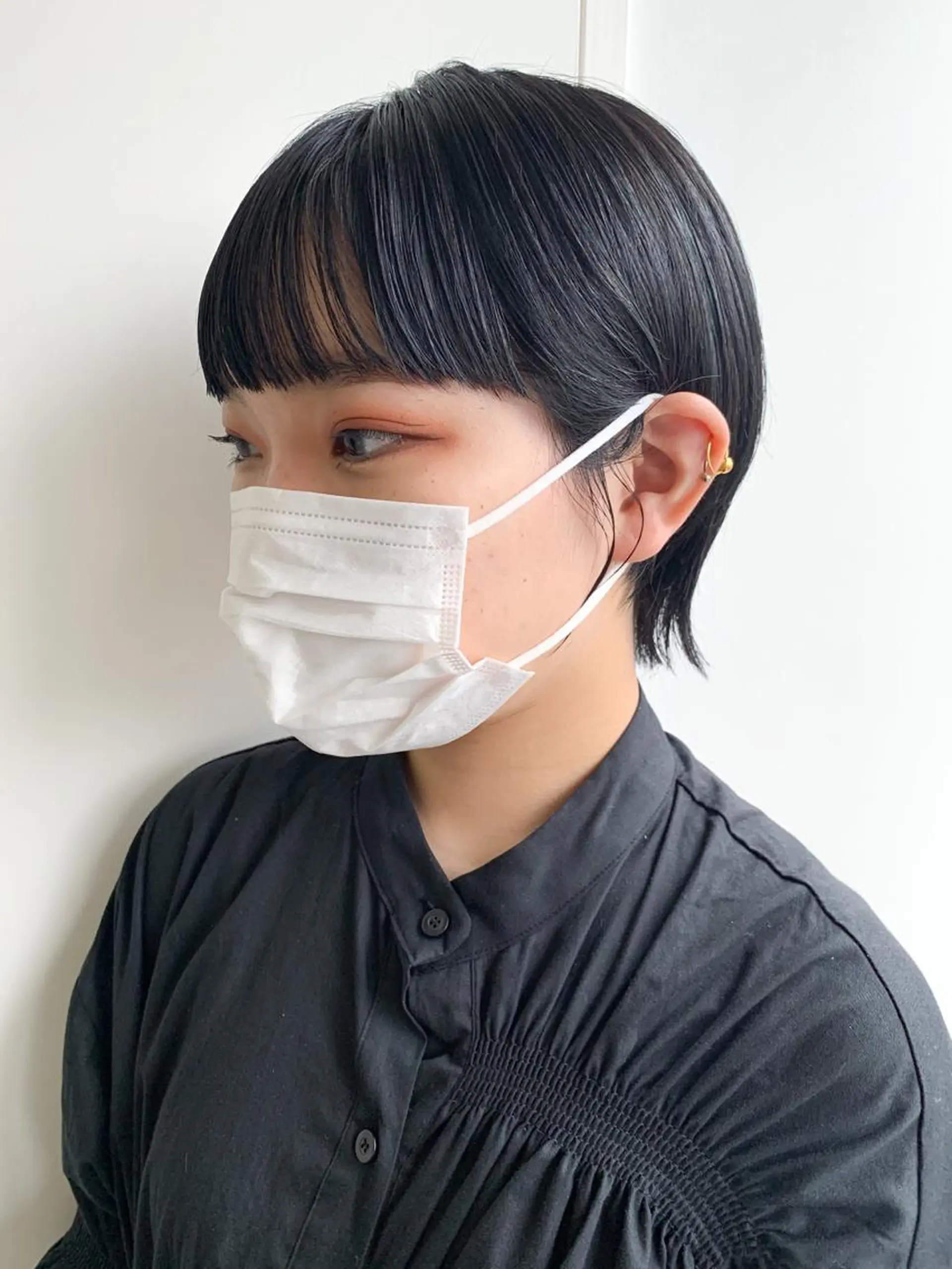 ショート nuu所属・💜ショート💜 ウルフ、ボブ二色亜美のヘアスタイル