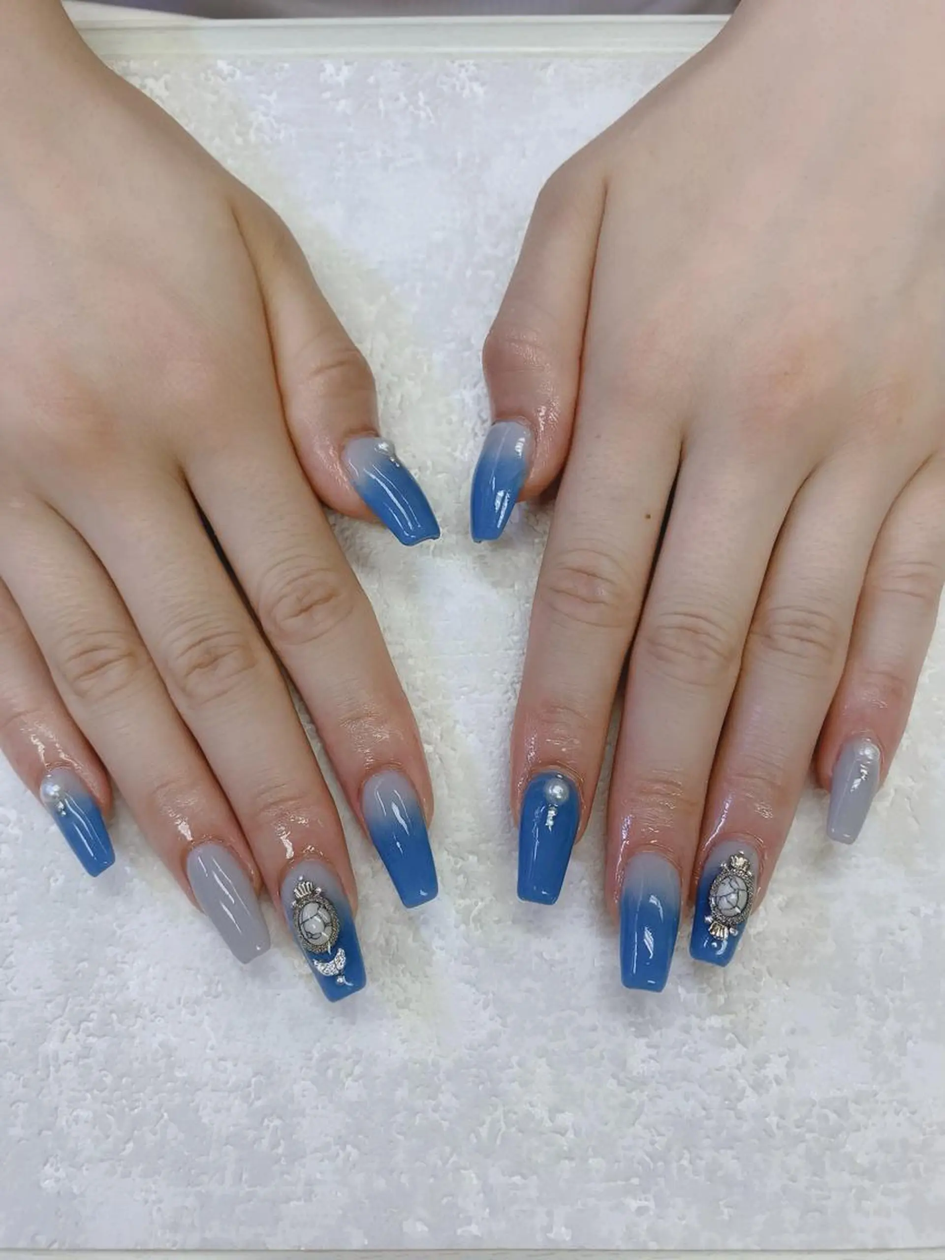 ミディアム ハンドネイル JNA認定講師🌸 RIEのネイルデザイン