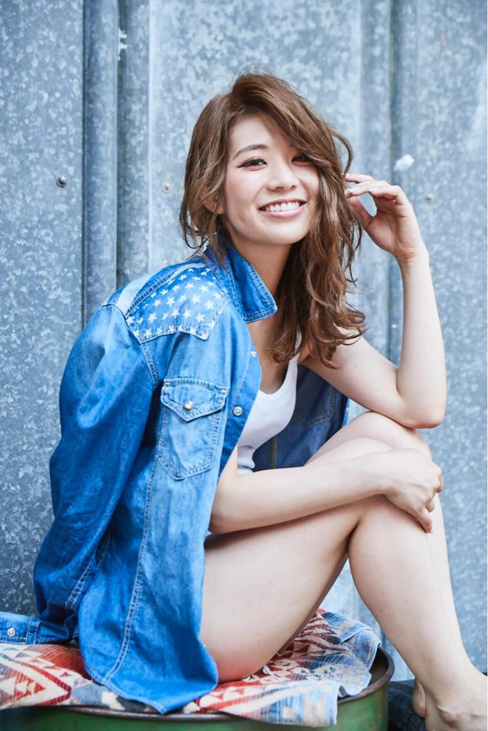 セミロング 松本 明日可のヘアスタイル