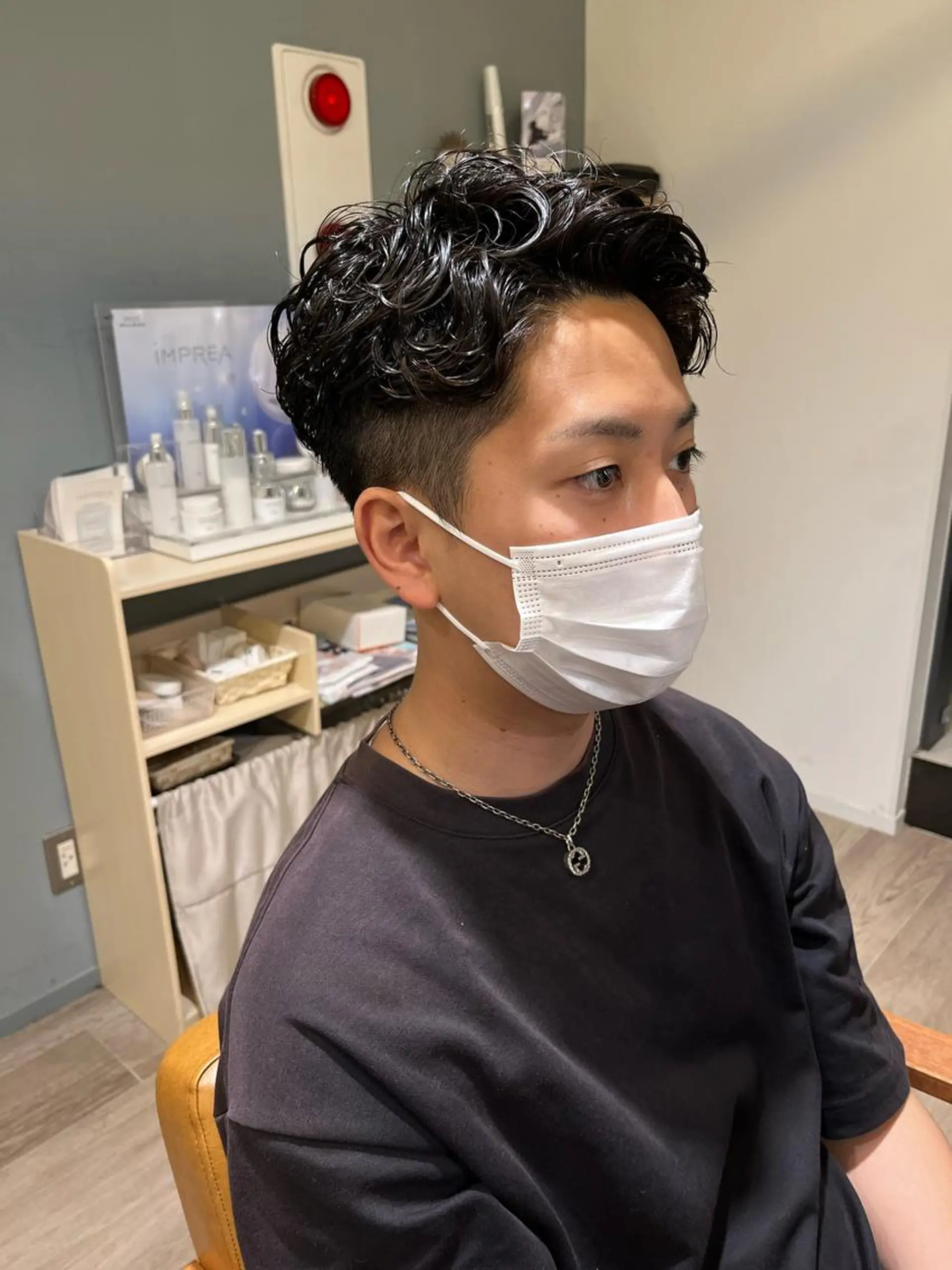 メンズ カット パーマ tata所属・メンズカット/ 外国人風/小嶺佑介のヘアスタイル