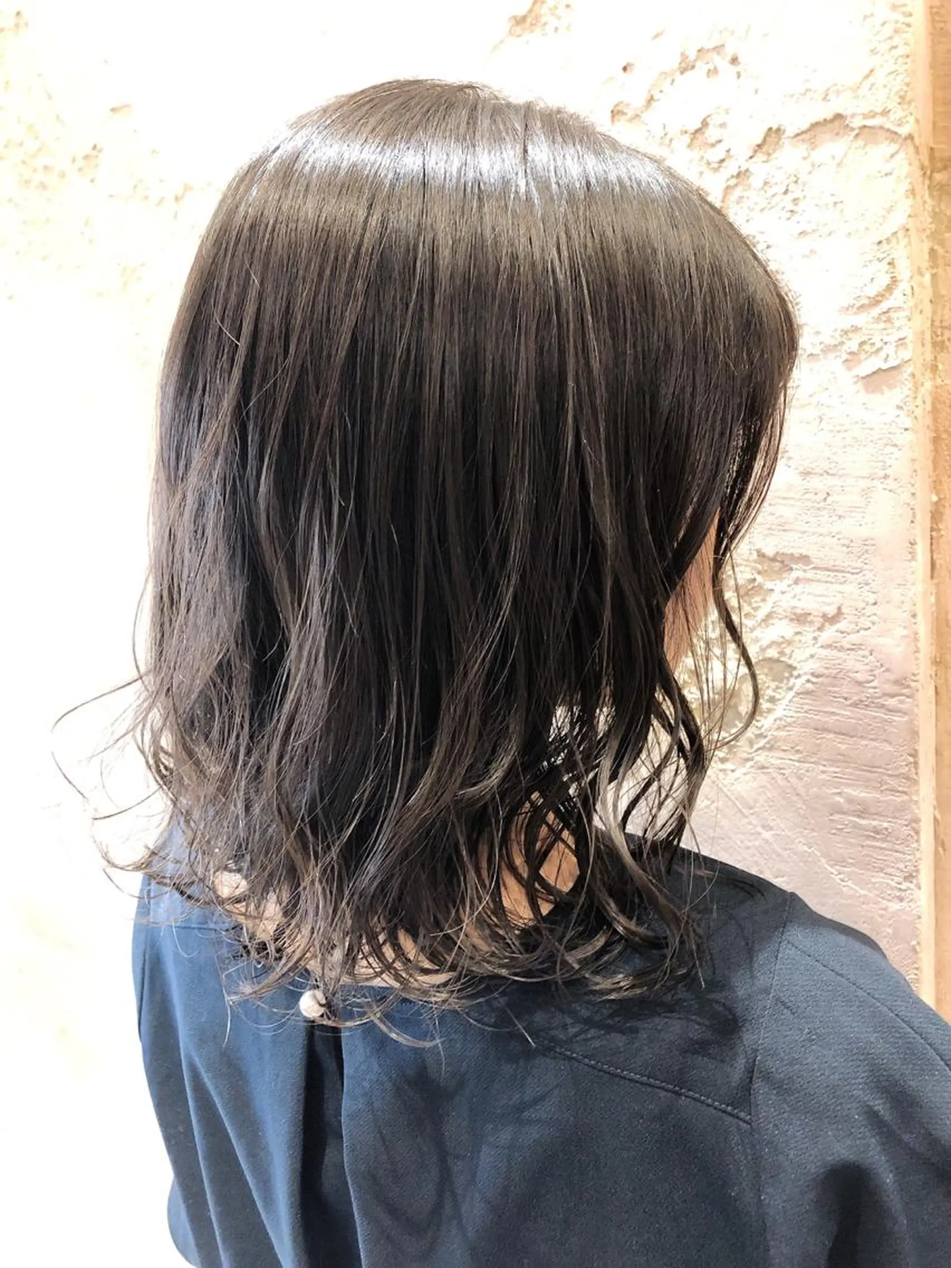 ミディアム カット ヘアカラー トリートメント 代表山口ひな 髪質改善のプロのヘアスタイル