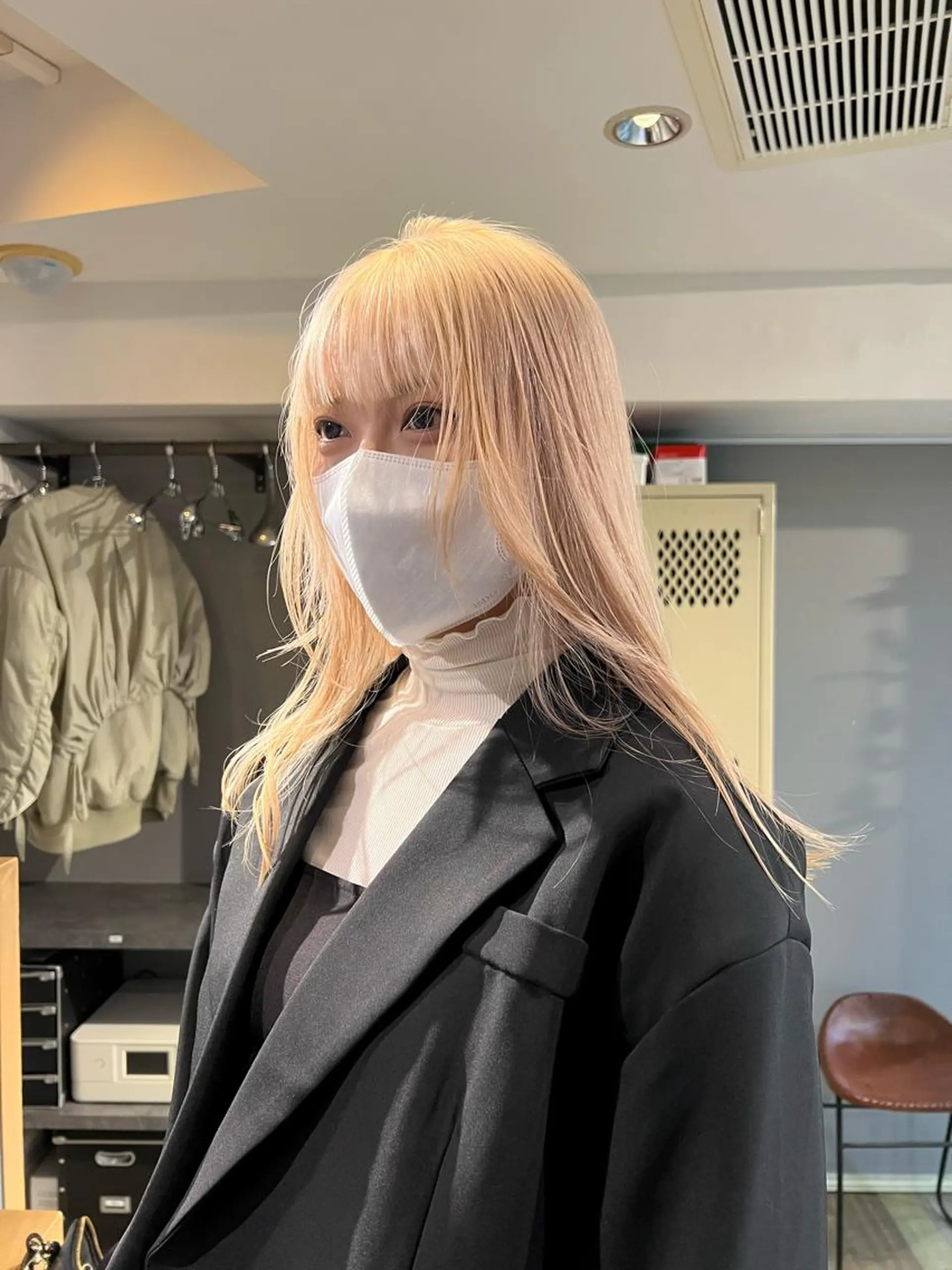 セミロング カラー カット ヘアカラー トリートメント happy  man 🌸血色カラー🌸のヘアスタイル