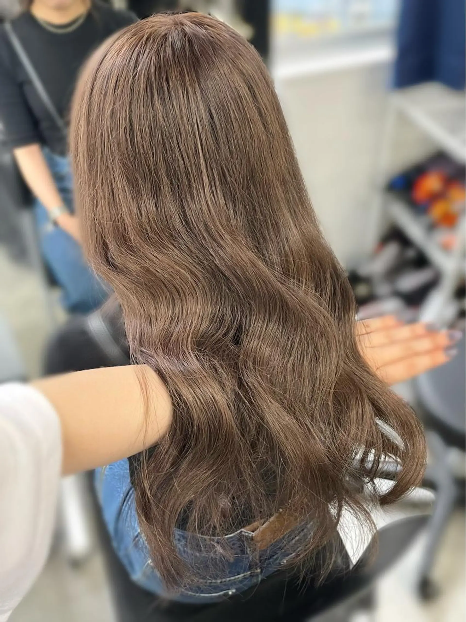 ミディアム カラー 表参道♡暗髪^ྀི 艶カラー♡アユミのヘアスタイル