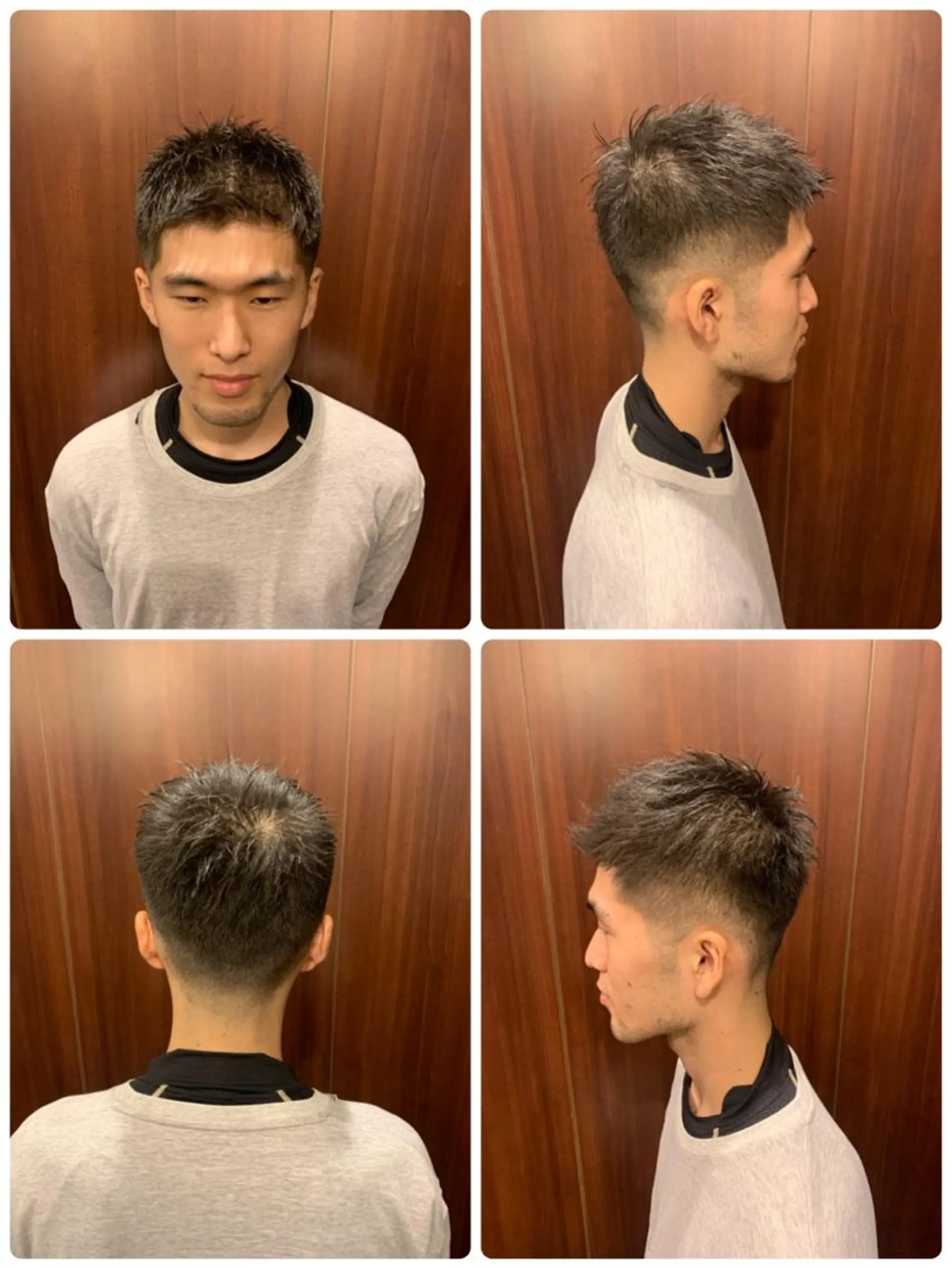 ショート メンズ フェードカット 高橋 大輔のヘアスタイル