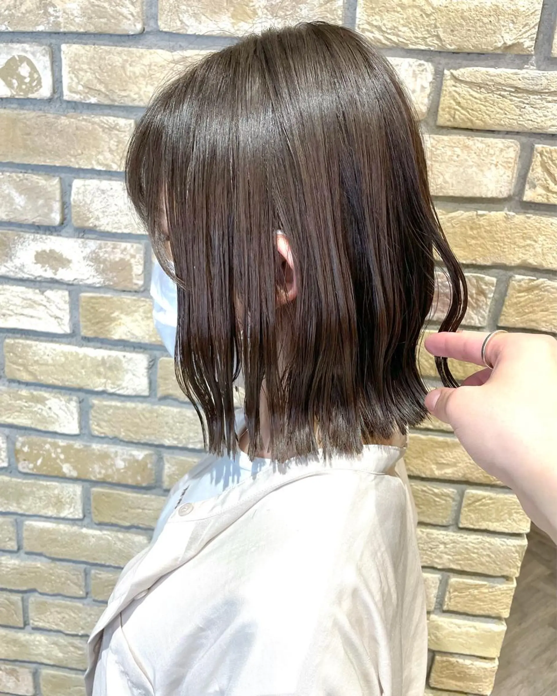 ミディアム ボブ 🌟透明感カラー 🌟松岡勇輝のヘアスタイル