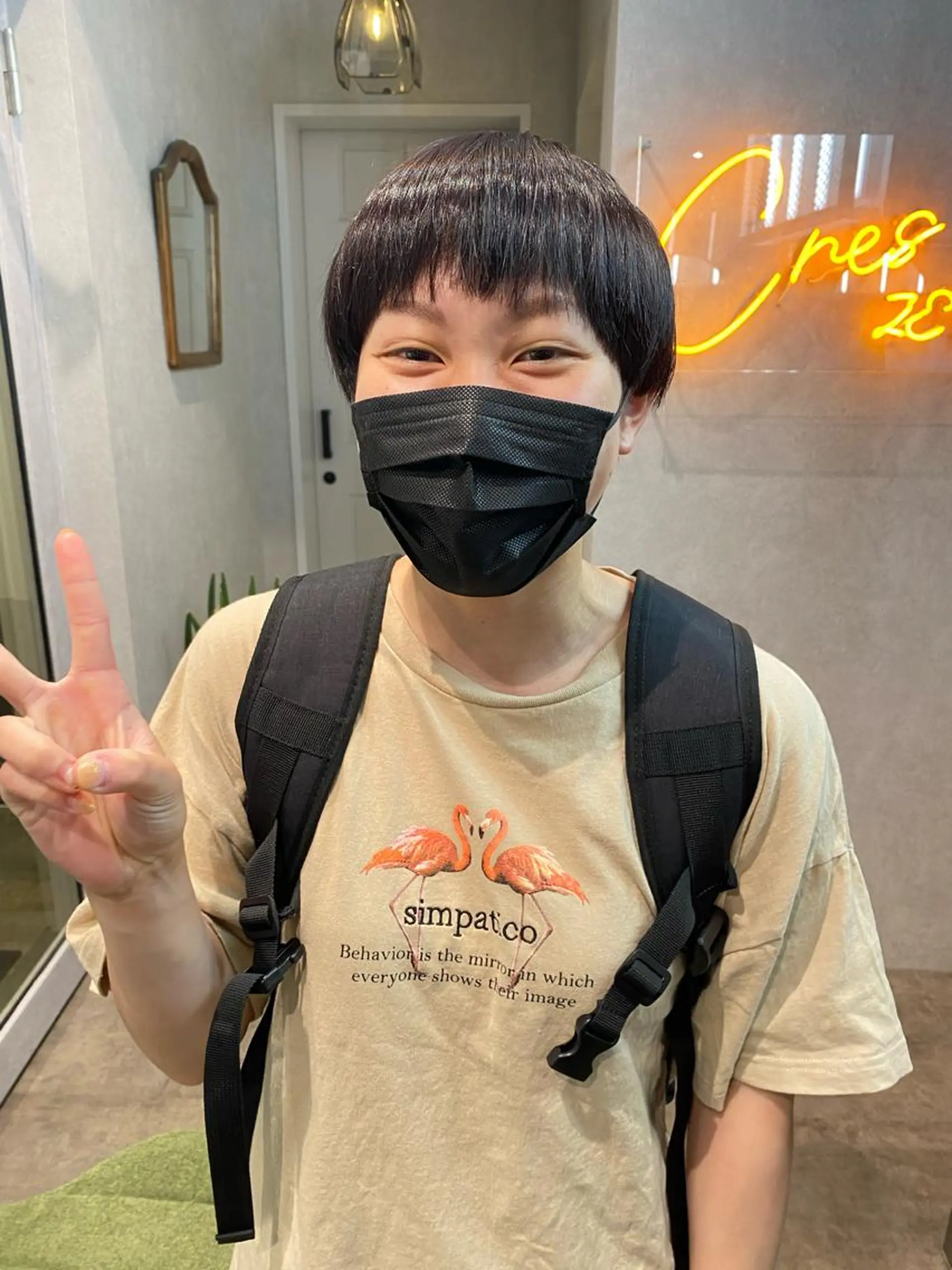 ショート カラー ヘアアレンジ XENA表参道 MIKUのヘアスタイル