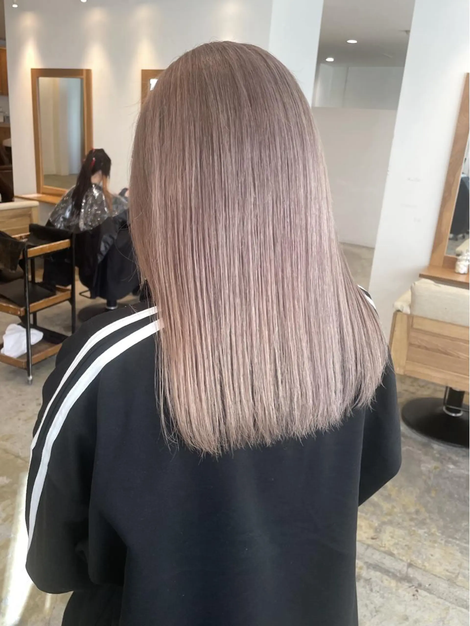 セミロング バレイヤージュモデル 小林匠❤️‍🔥のヘアスタイル