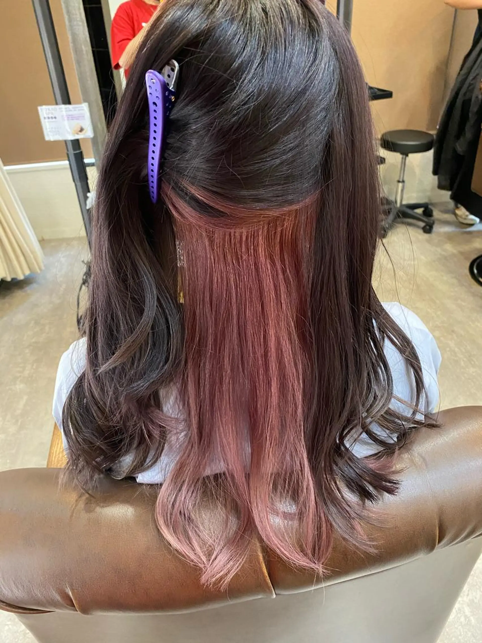 ロング カラー ピンクカラー カット ヘアカラー トリートメント 🟢NEGi🟣 🫧髪質改善のヘアスタイル
