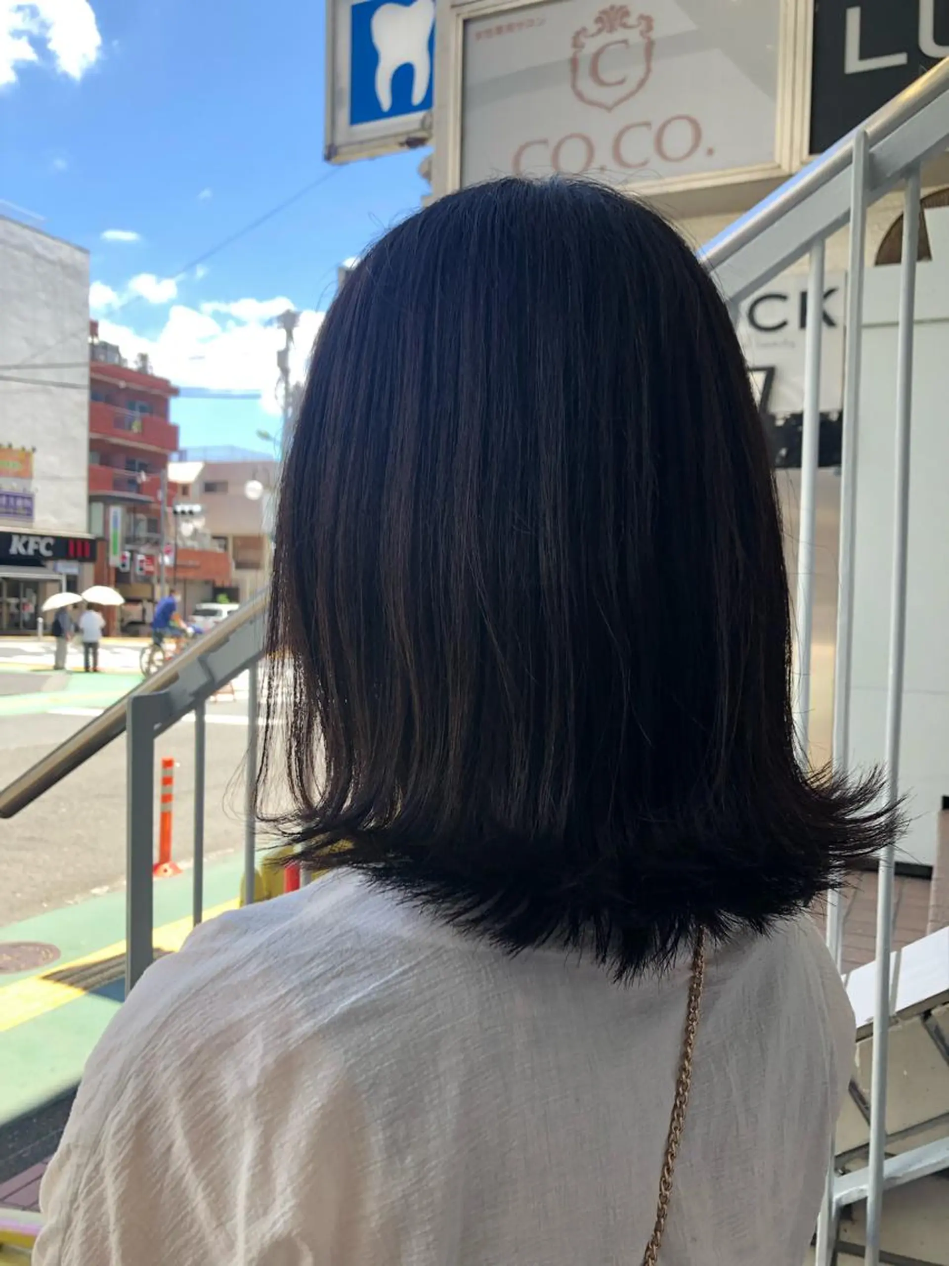 ミディアム 外ハネヘア MYA 🤍kanaのヘアスタイル