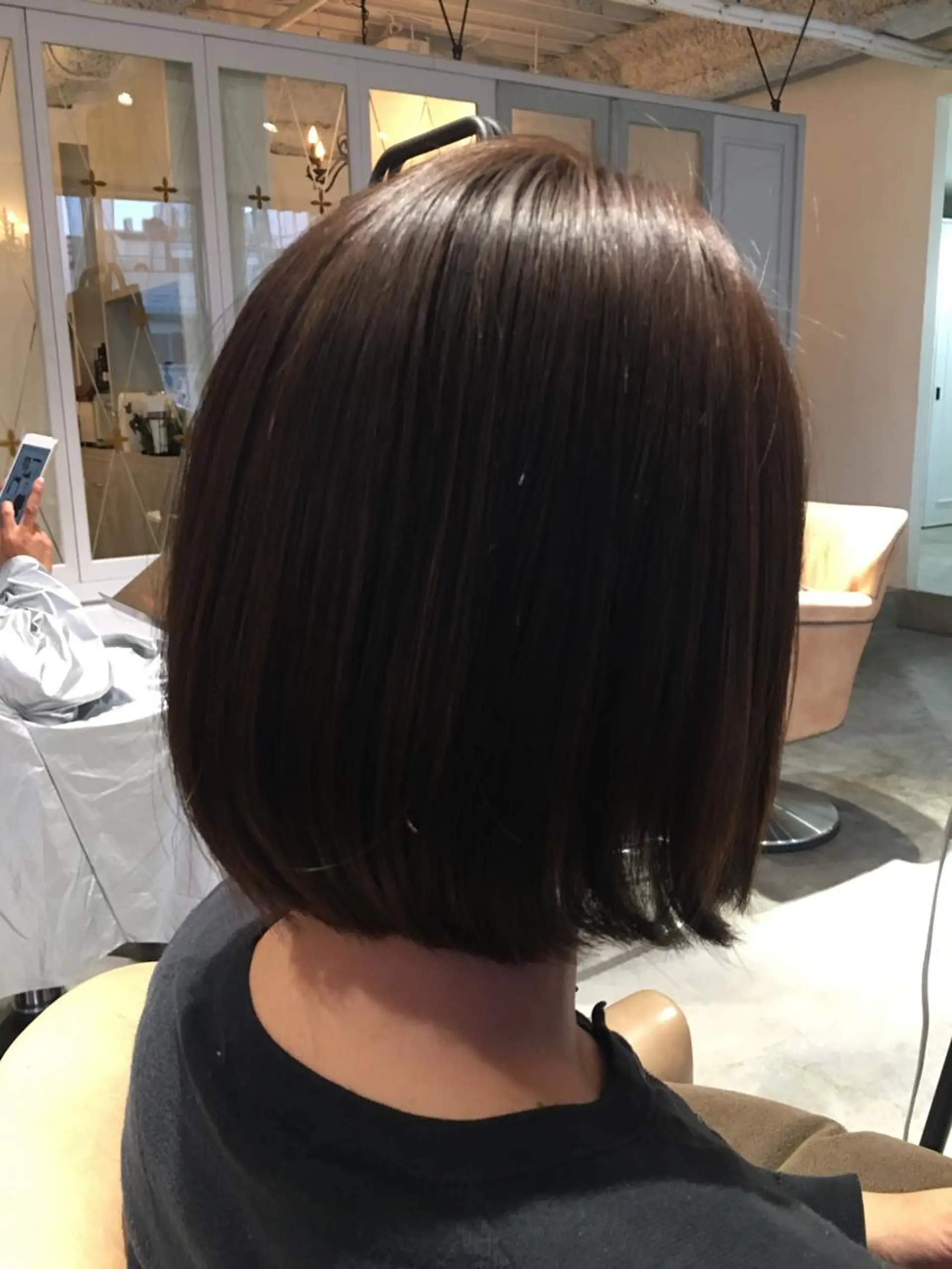 ショート 髪質改善 カット 縮毛矯正 トリートメント 妙見 知洋のヘアスタイル